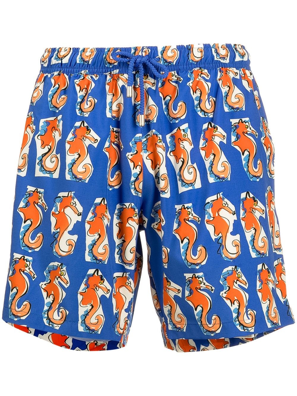 seahorse-print swim shorts - 1