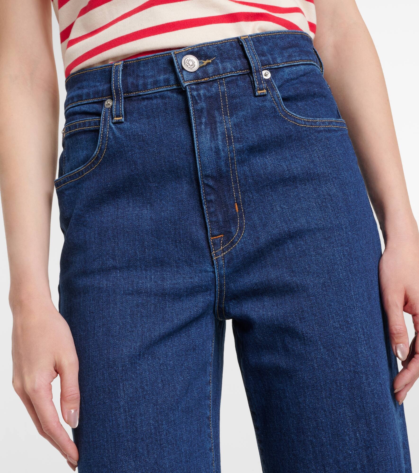 Grace high-rise wide-leg jeans - 4