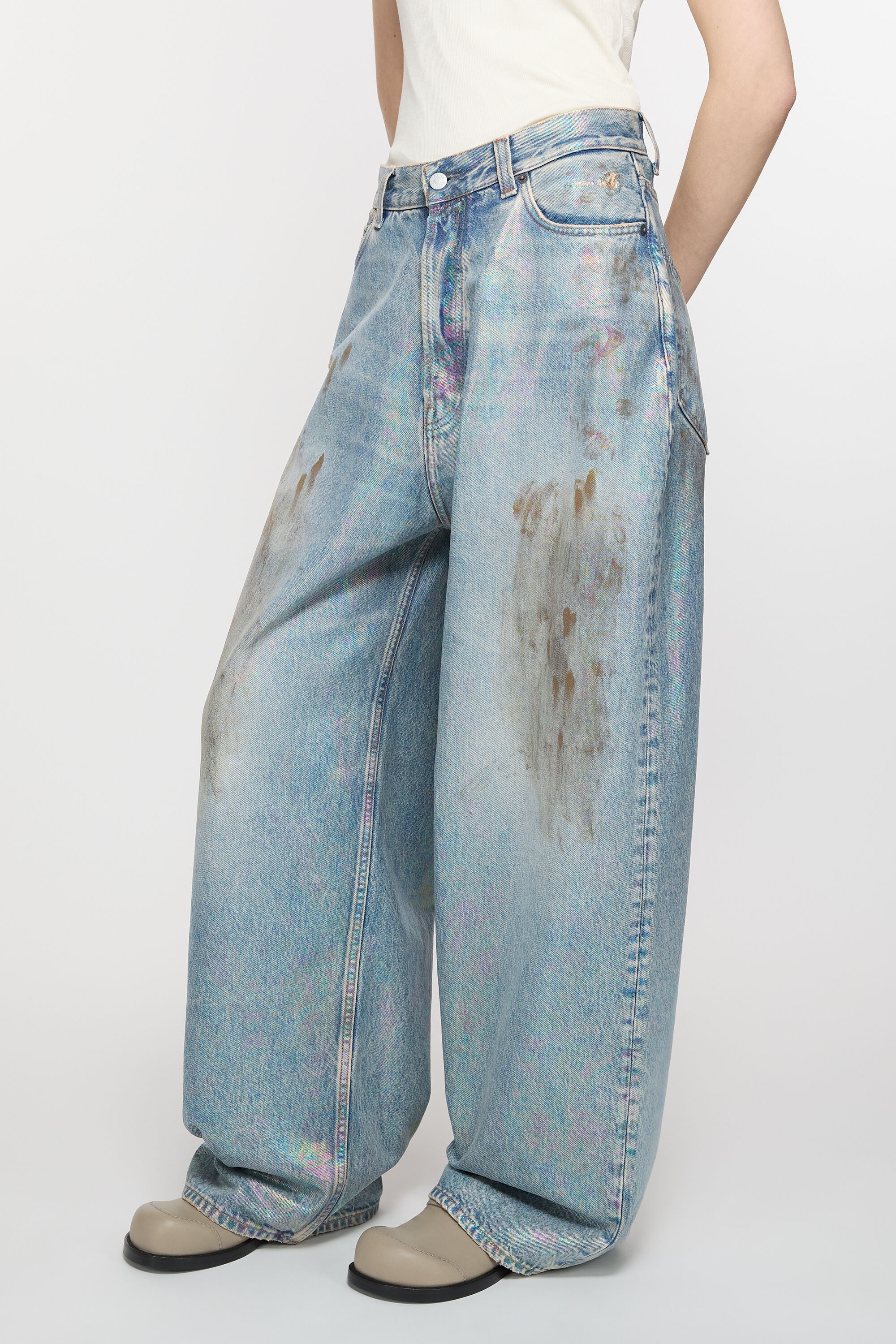Super baggy fit jeans - 2023 - Mid blue - 4