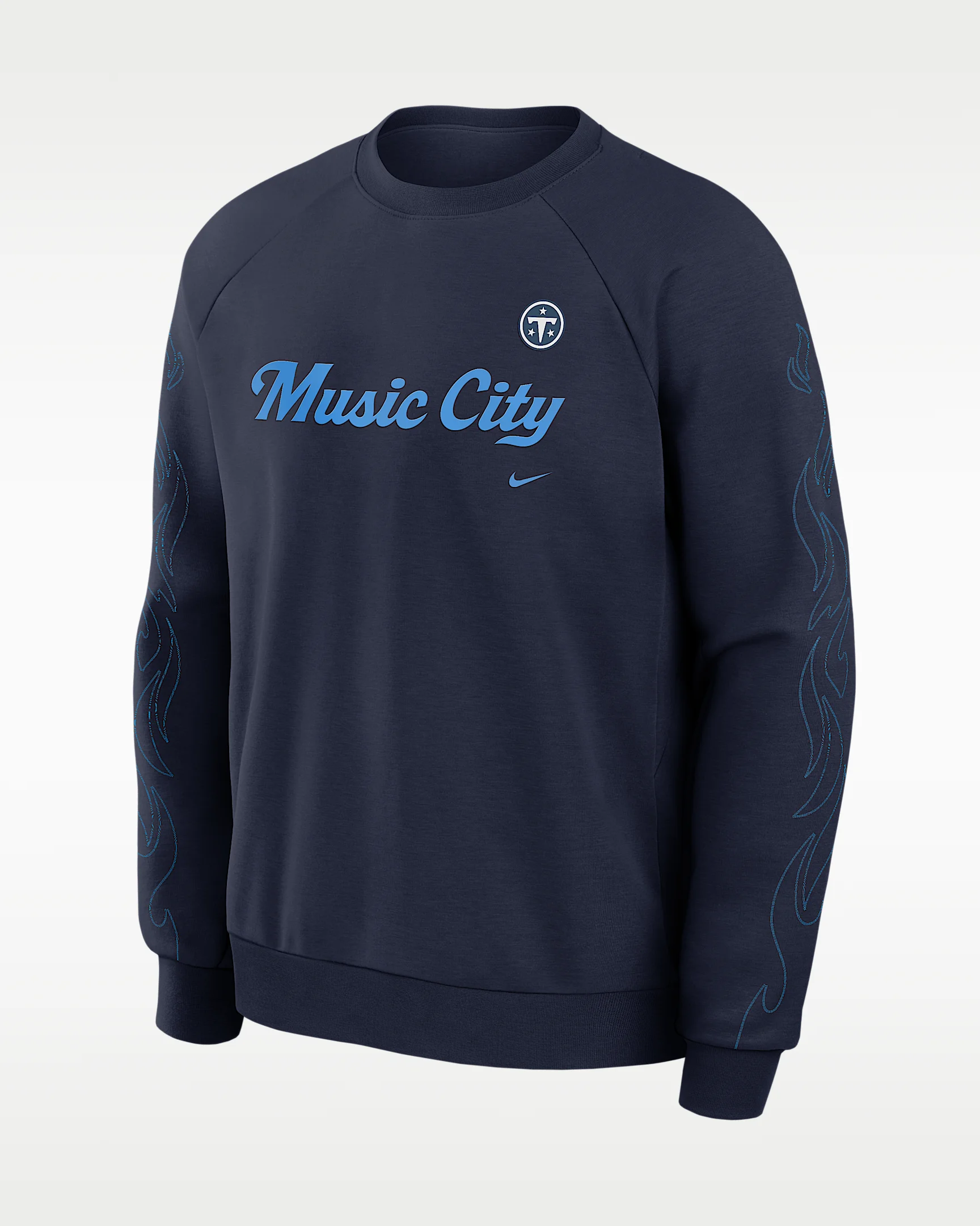 Tennessee Titans Rivalries Collection Primary Men's Nike Dri-FIT NFL Pullover Crew - 1