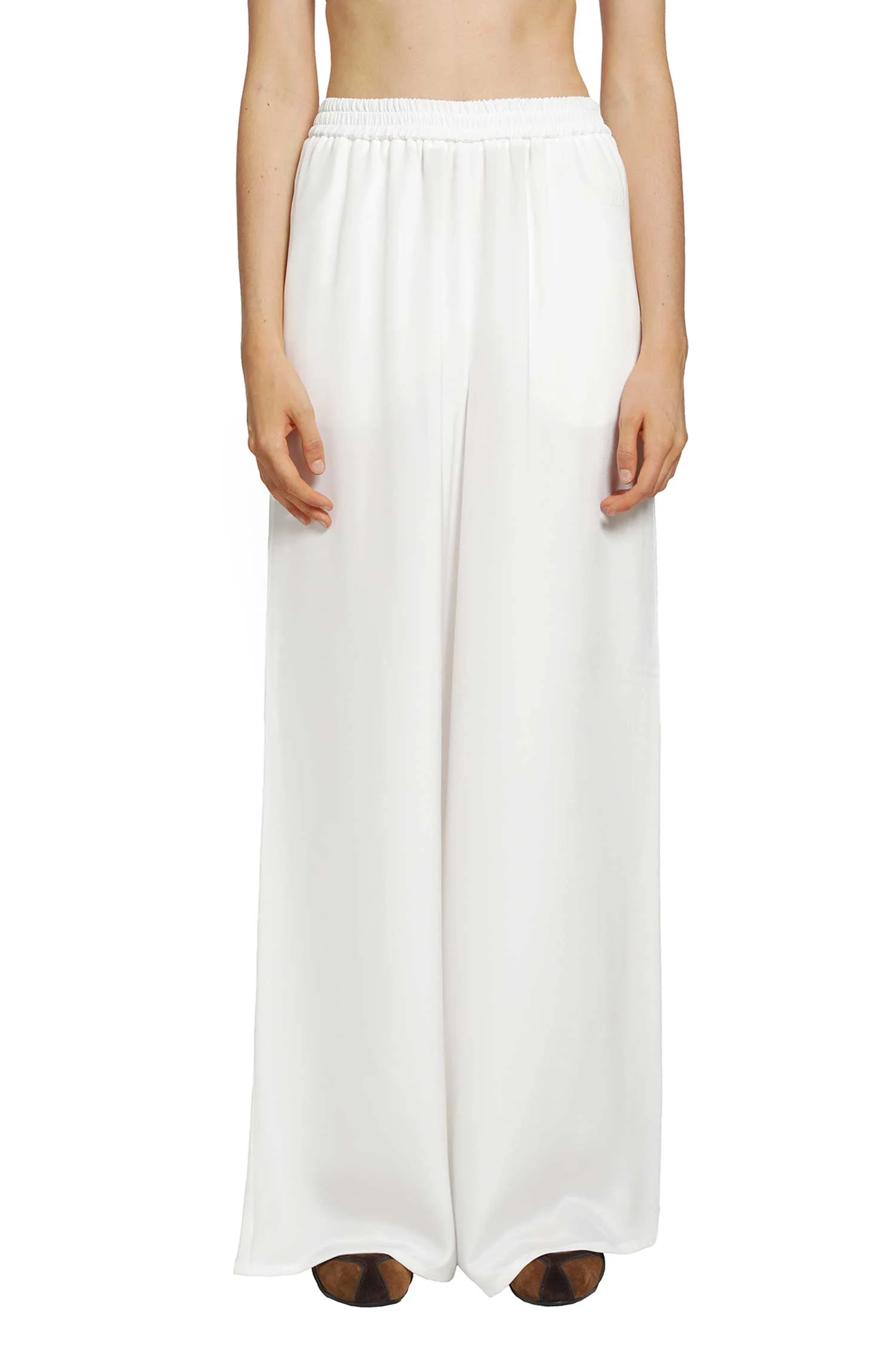 Relax-fit Silk Trousers - 1