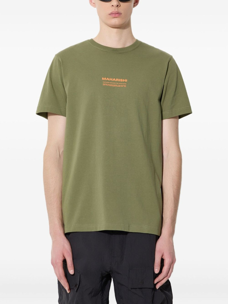 MAHARISHI Aum logo-print T-shirt outlook