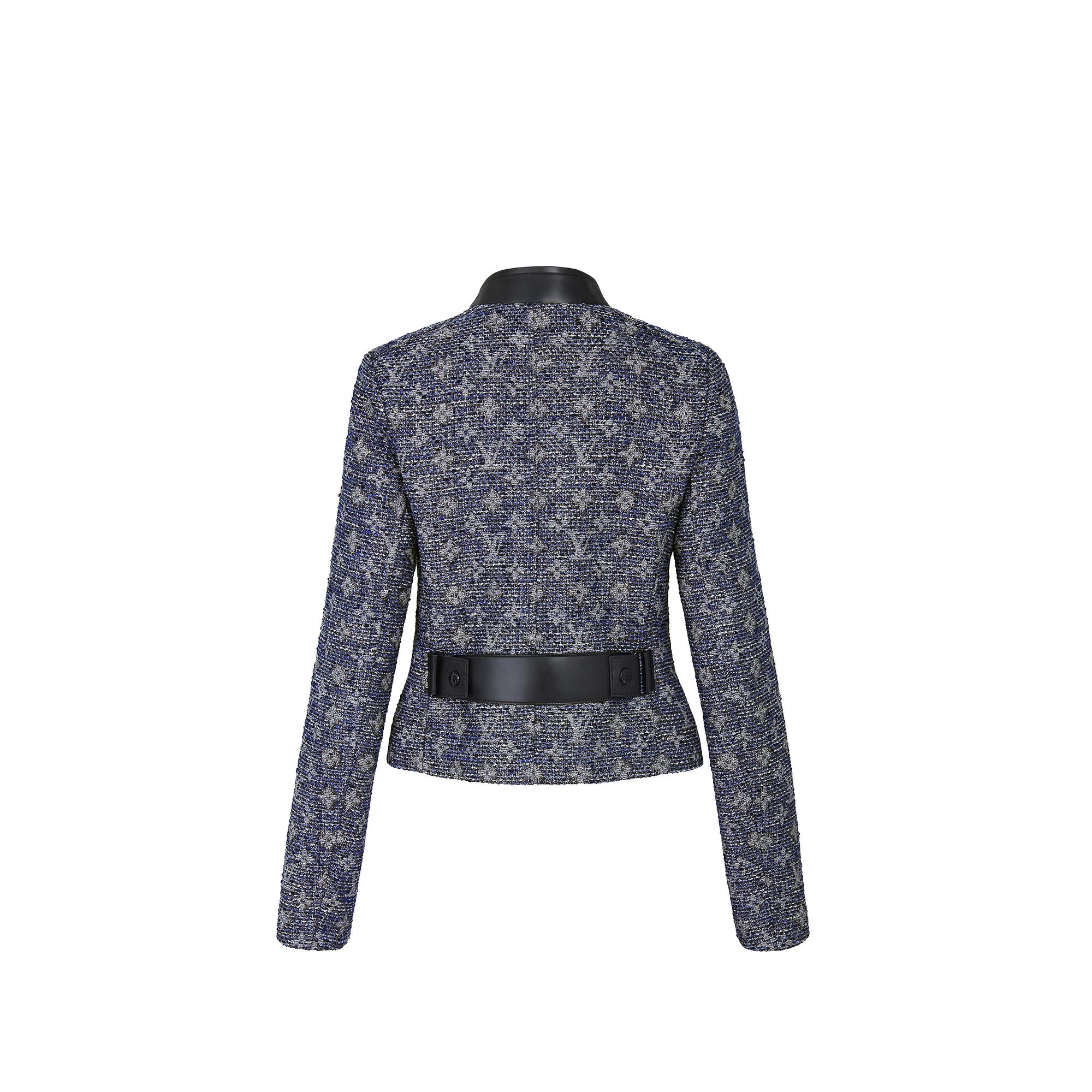 Lurex Monogram Tweed Fitted Jacket - 3