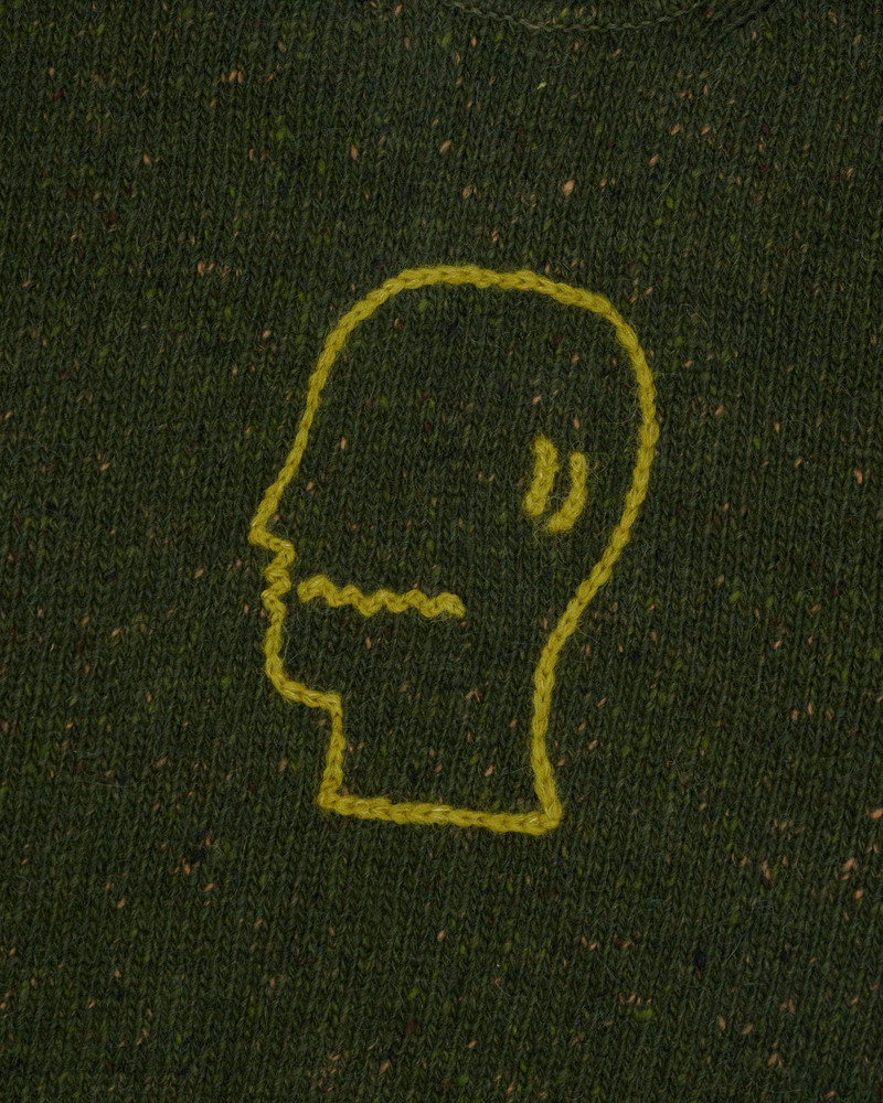 Logohead Alpaca Crewneck Sweater - Forest Green 2