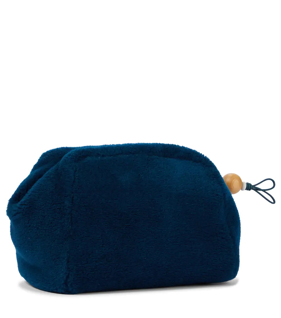 Puffy Pouch cashmere and silk clutch - 4