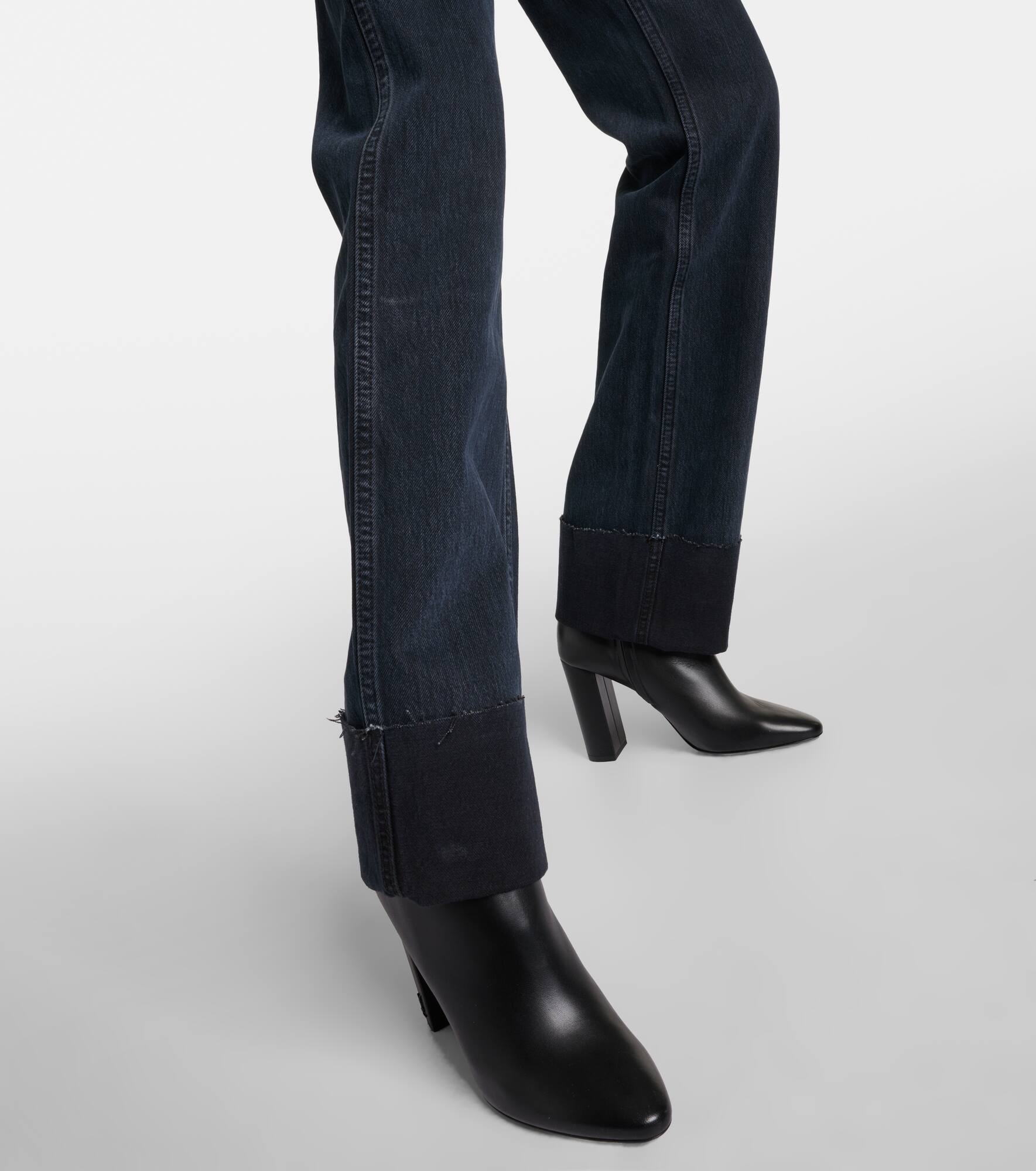 High-rise straight jeans - 5