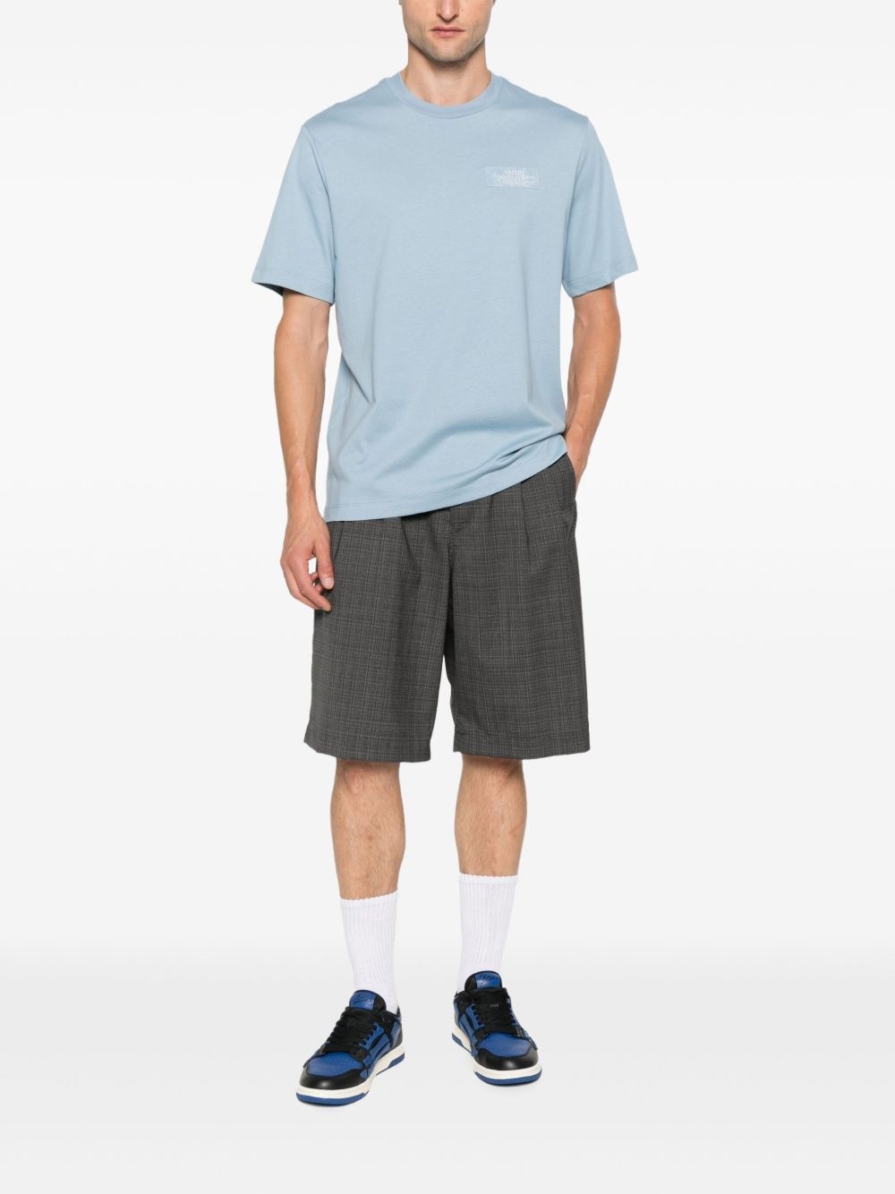 logo-tag cotton t-shirt - 2