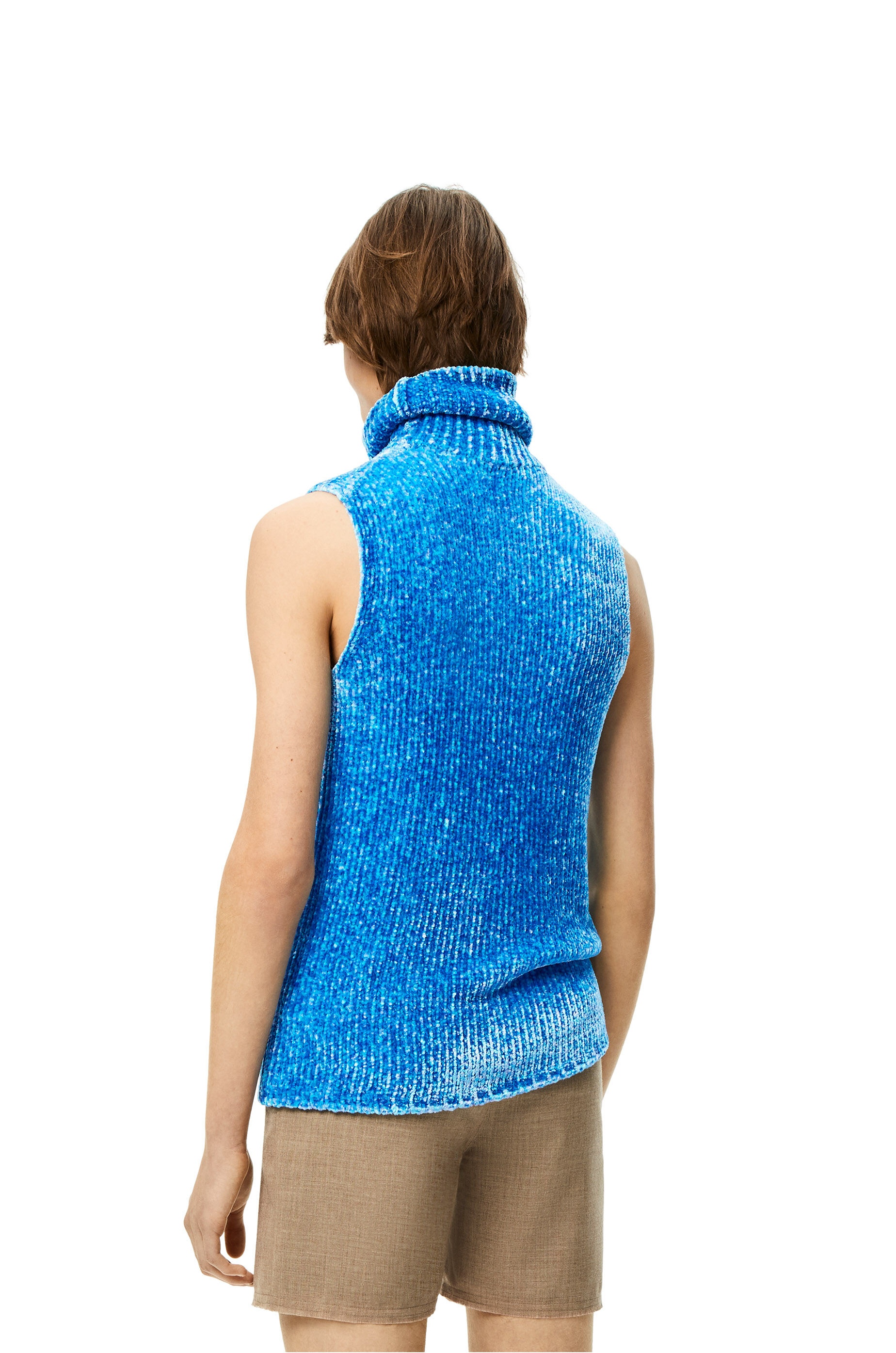 Sleeveless turtleneck in viscose - 4