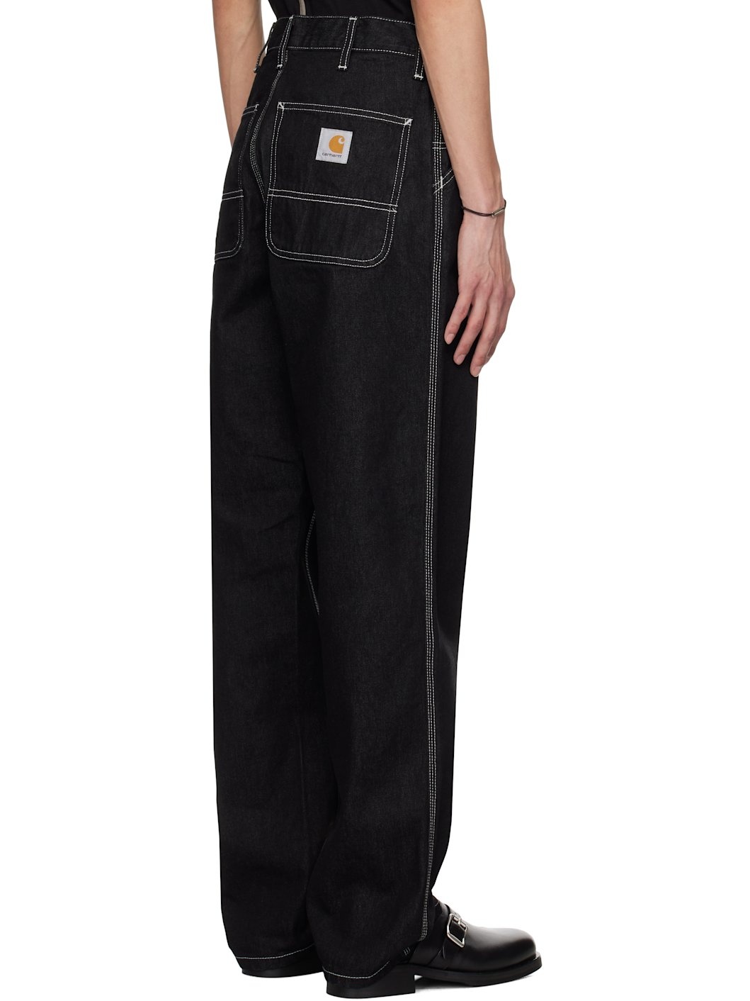 Black Simple Jeans - 3