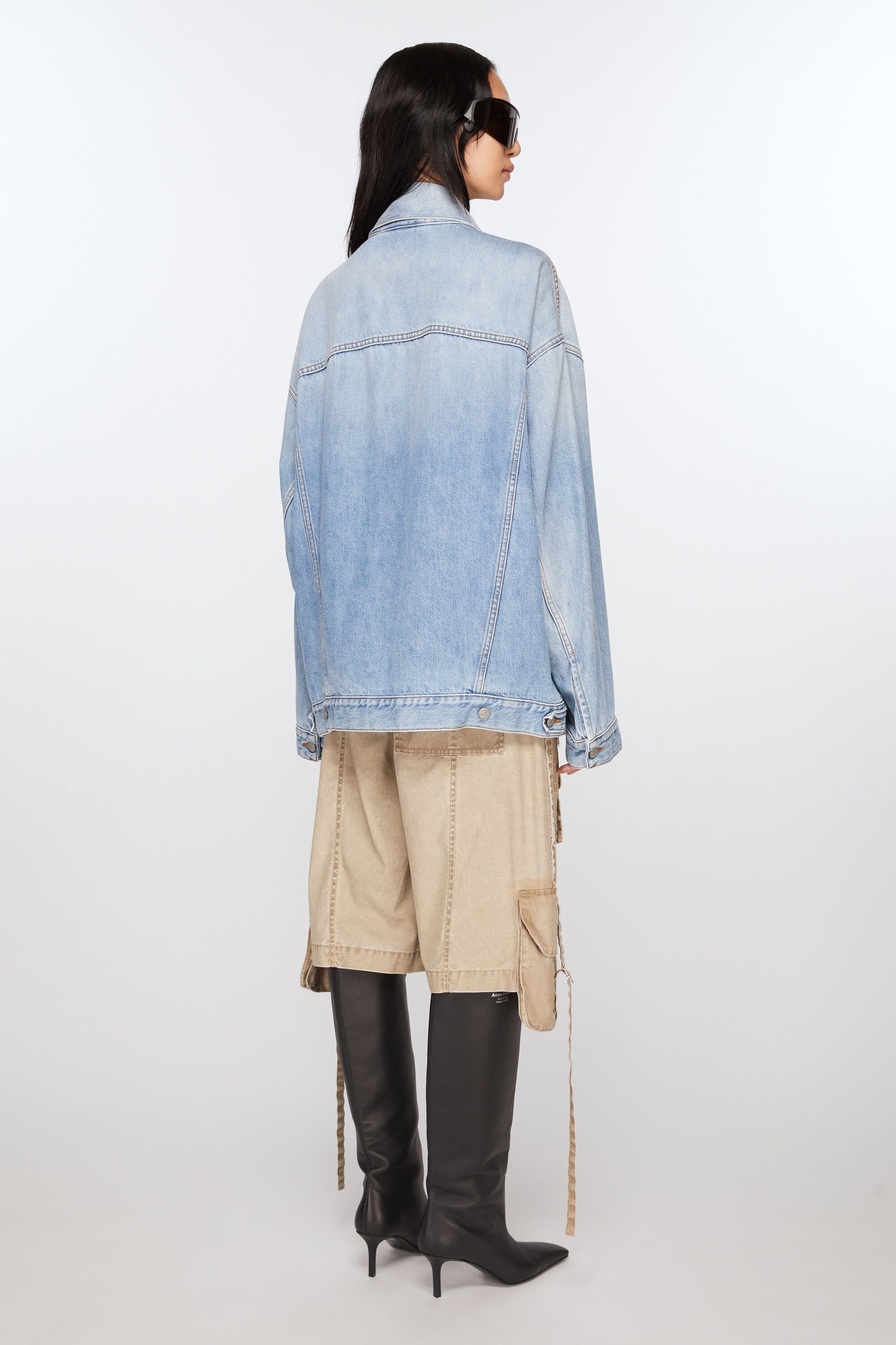 Denim jacket - Oversized unisex fit - Light blue - 4