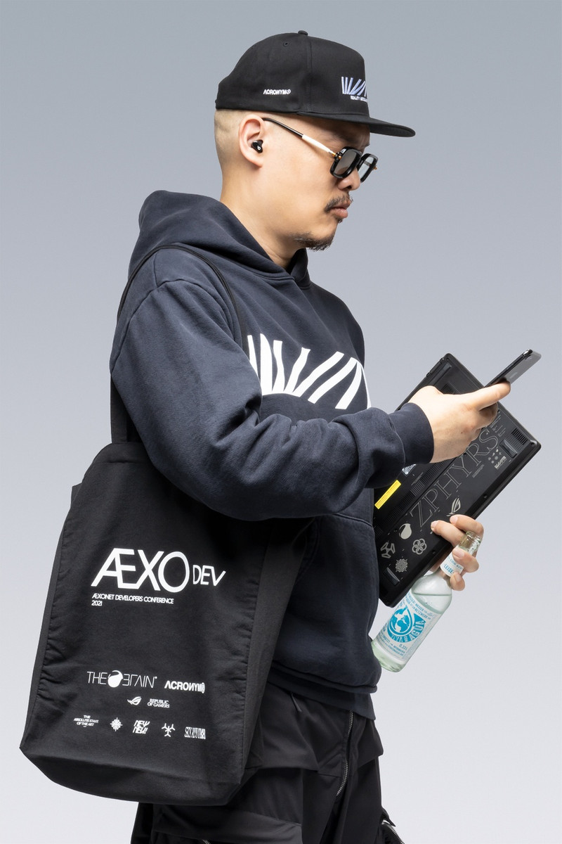 FIS10-RS Canvas Tote Bag Black 10