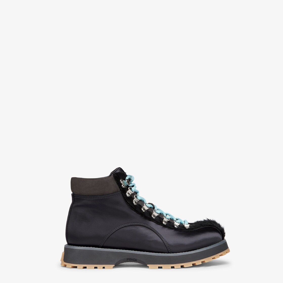 Black nylon boots - 1