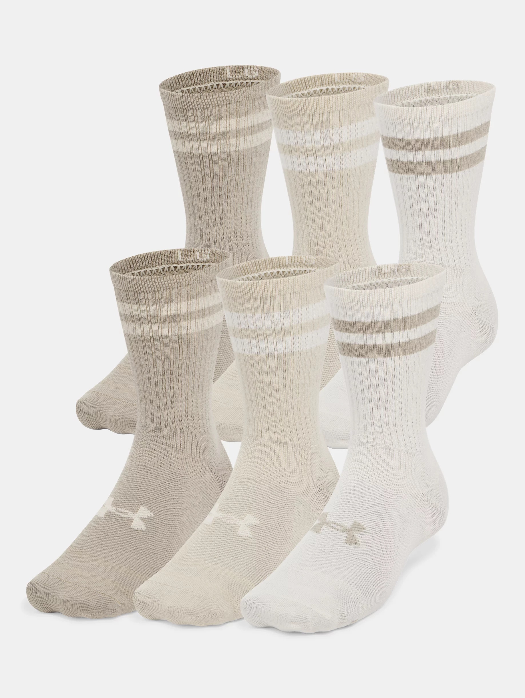 Unisex UA Essential 6-Pack Crew Socks - 3