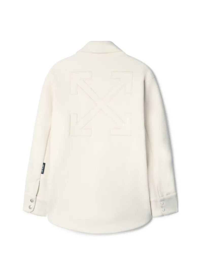 White Arrow Padded Overshirt - 6