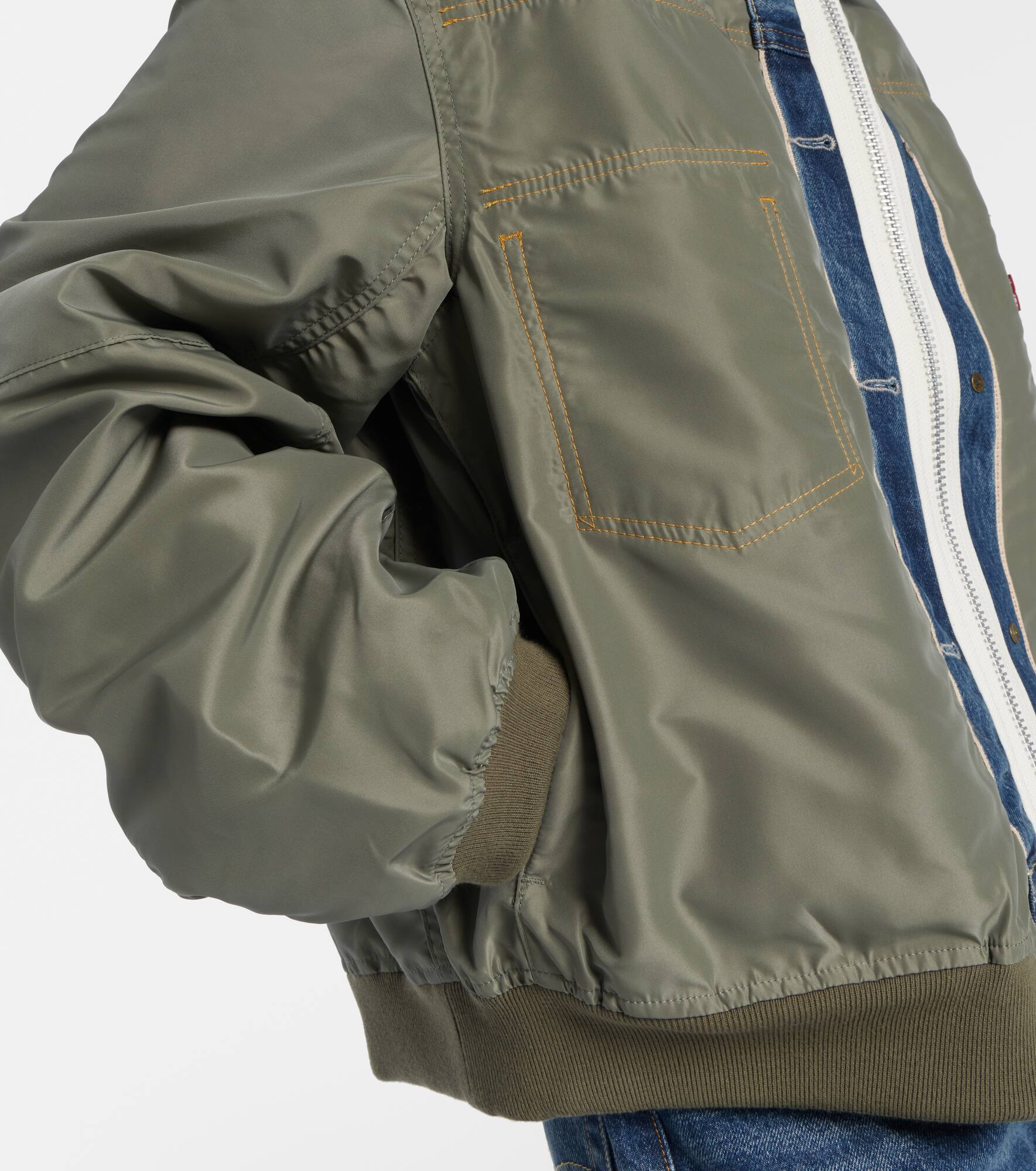 x Levi's® reversible denim and twill blouson - 5