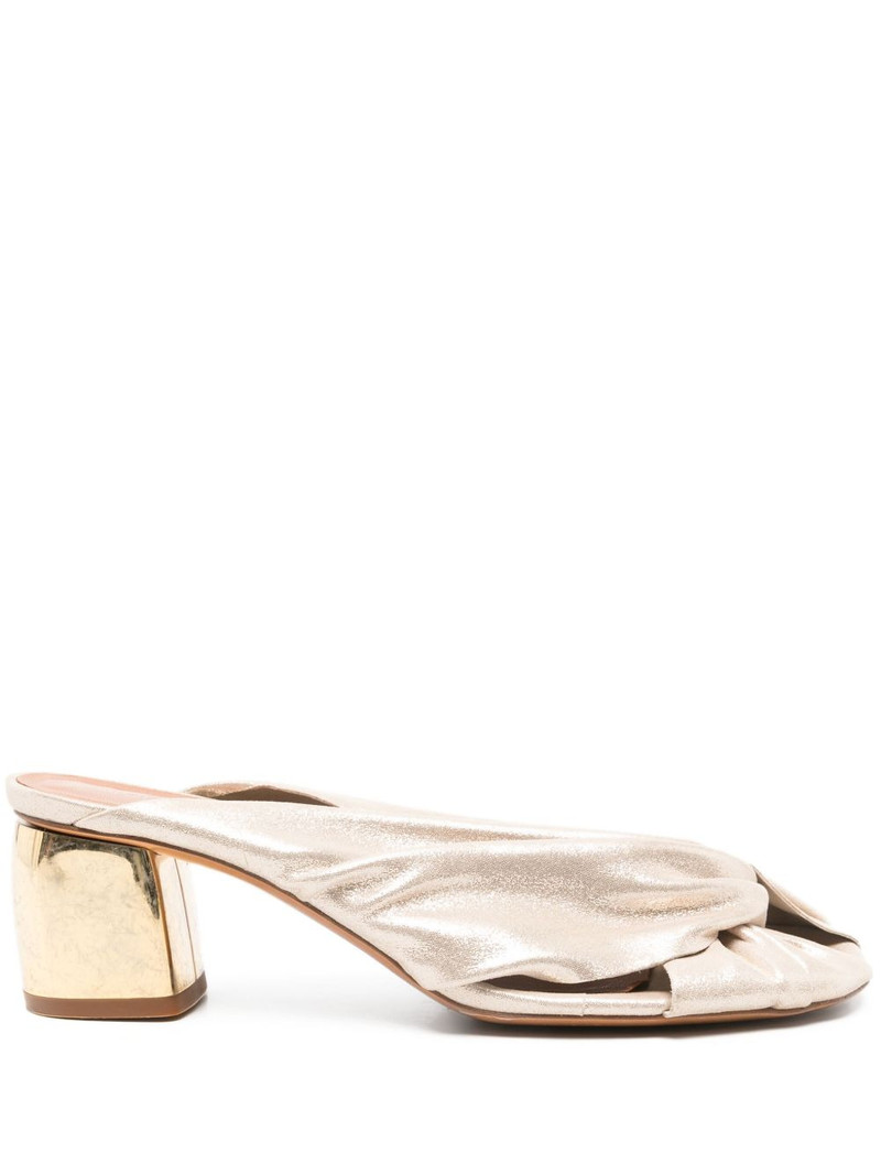 twisted block-heel sandals 1