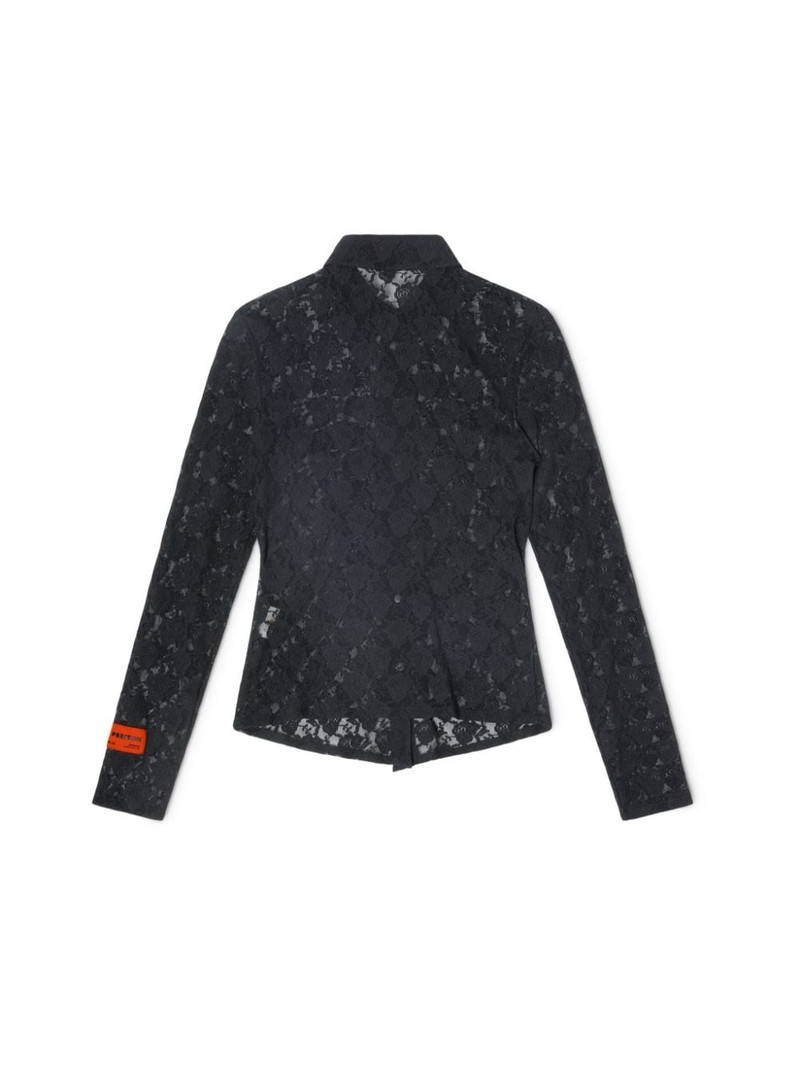 Lace Stretch Shirt 6