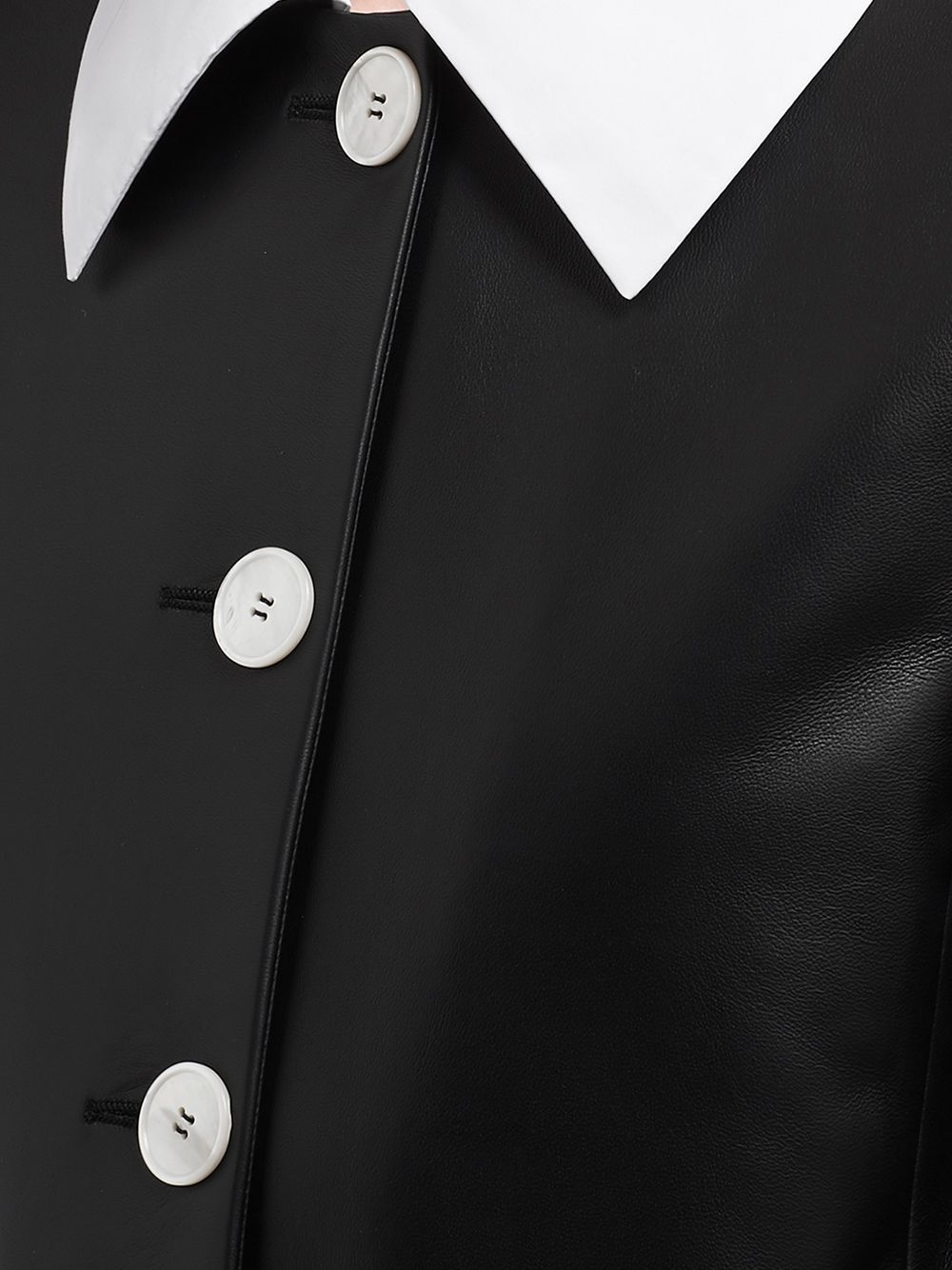 detachable contrasting collar jacket - 5