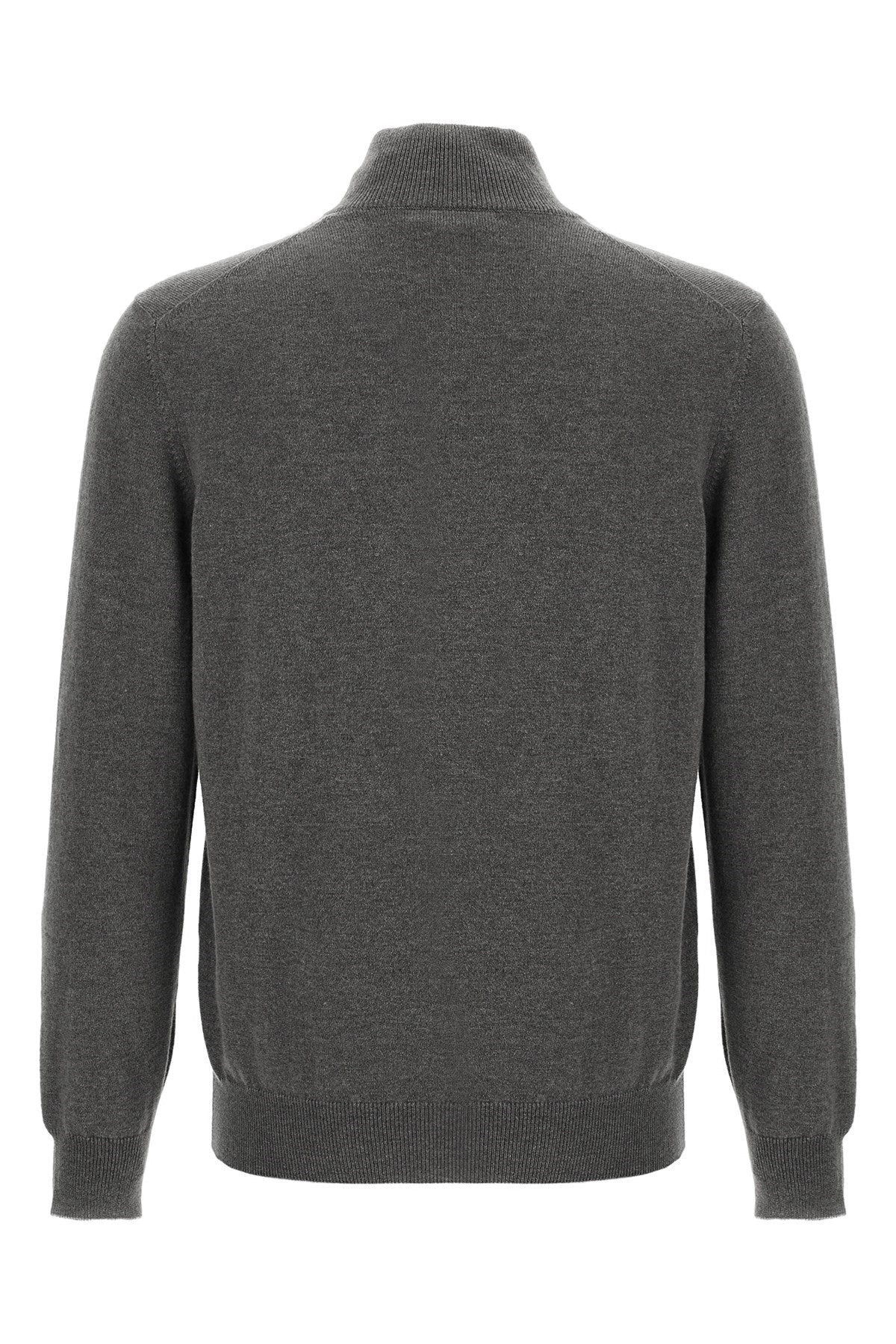Brunello Cucinelli Men Half-Zip Sweater - 2