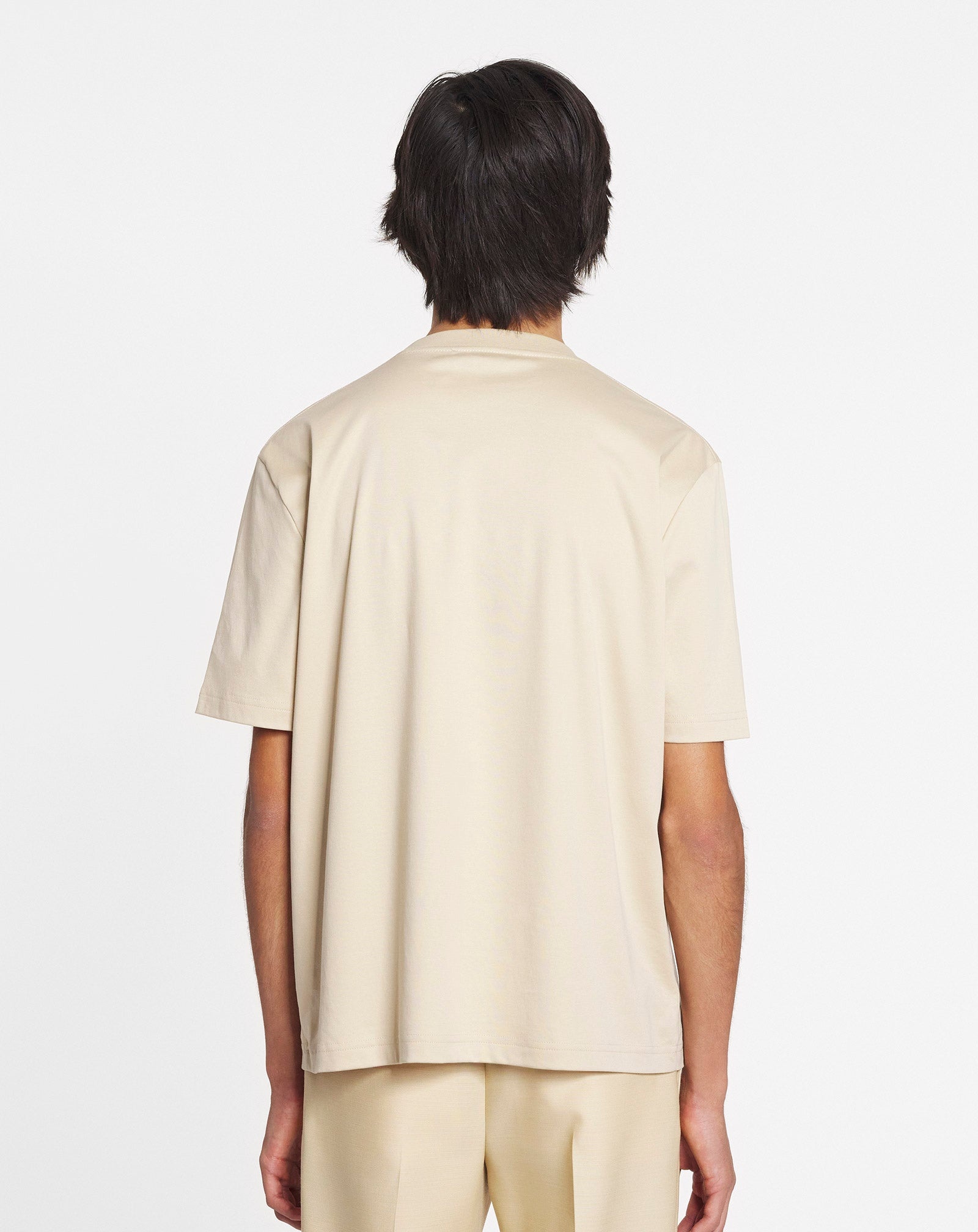 CLASSIC LANVIN PARIS EMBROIDERED T-SHIRT - 4