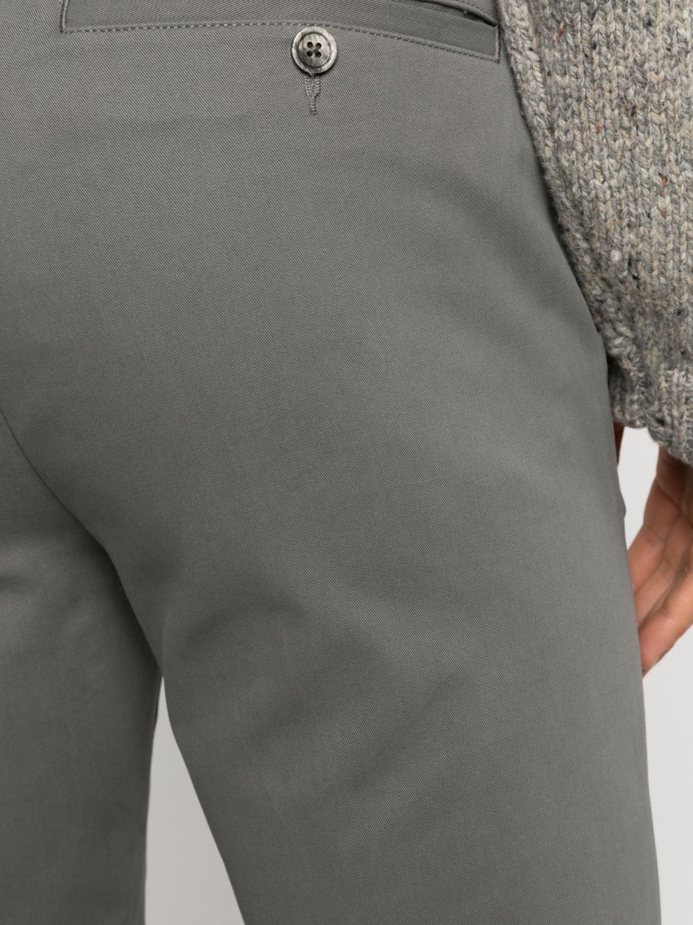 straight-leg cotton trousers - 5