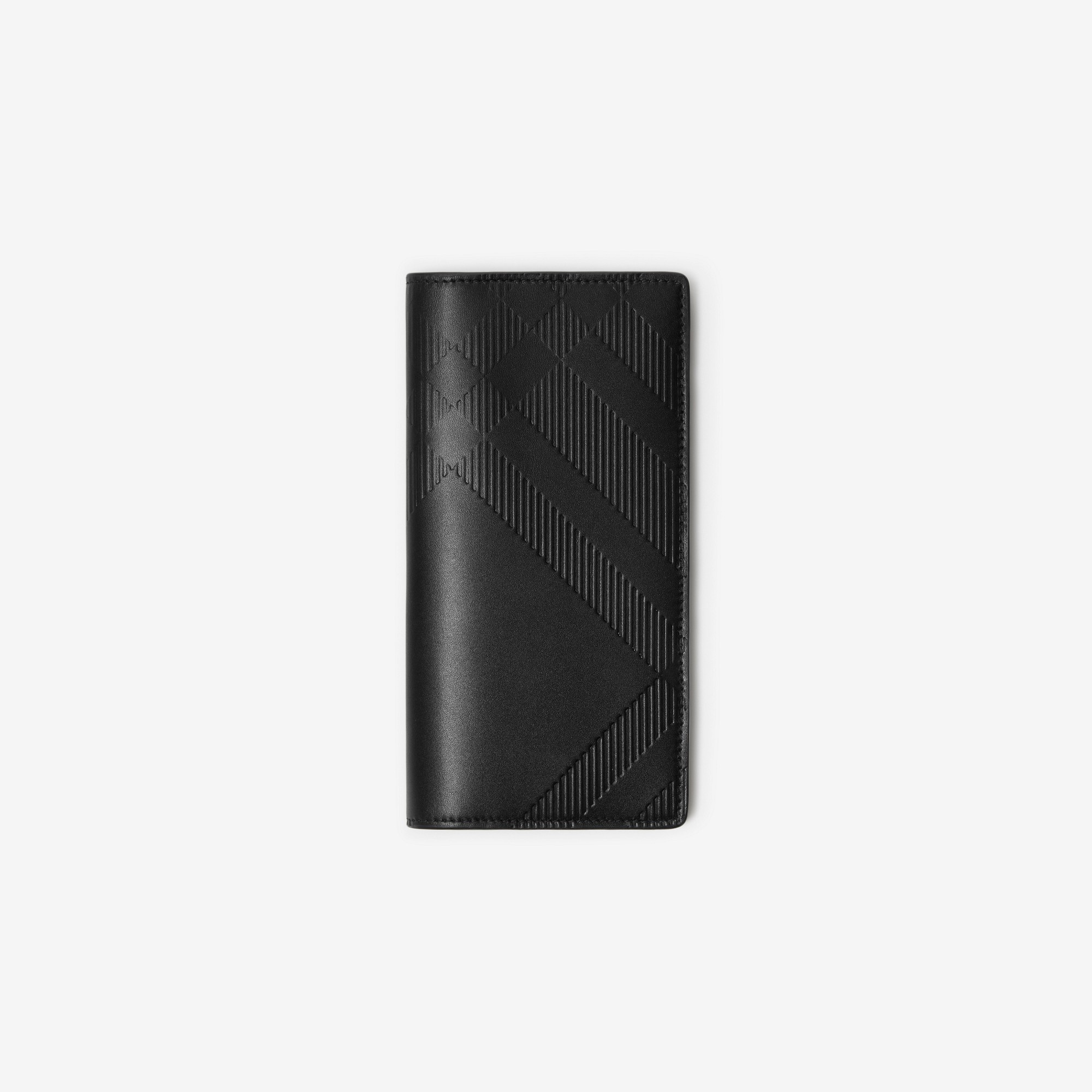 Burberry Check Leather Continental Wallet - Farfetch