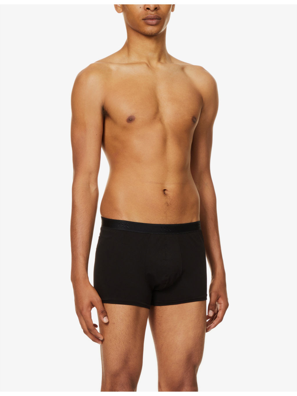 Jack branded-waistband stretch-cotton trunks - 2