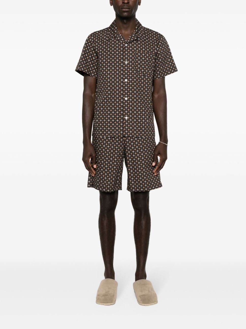 Vincento geometric-pattern shorts - 2