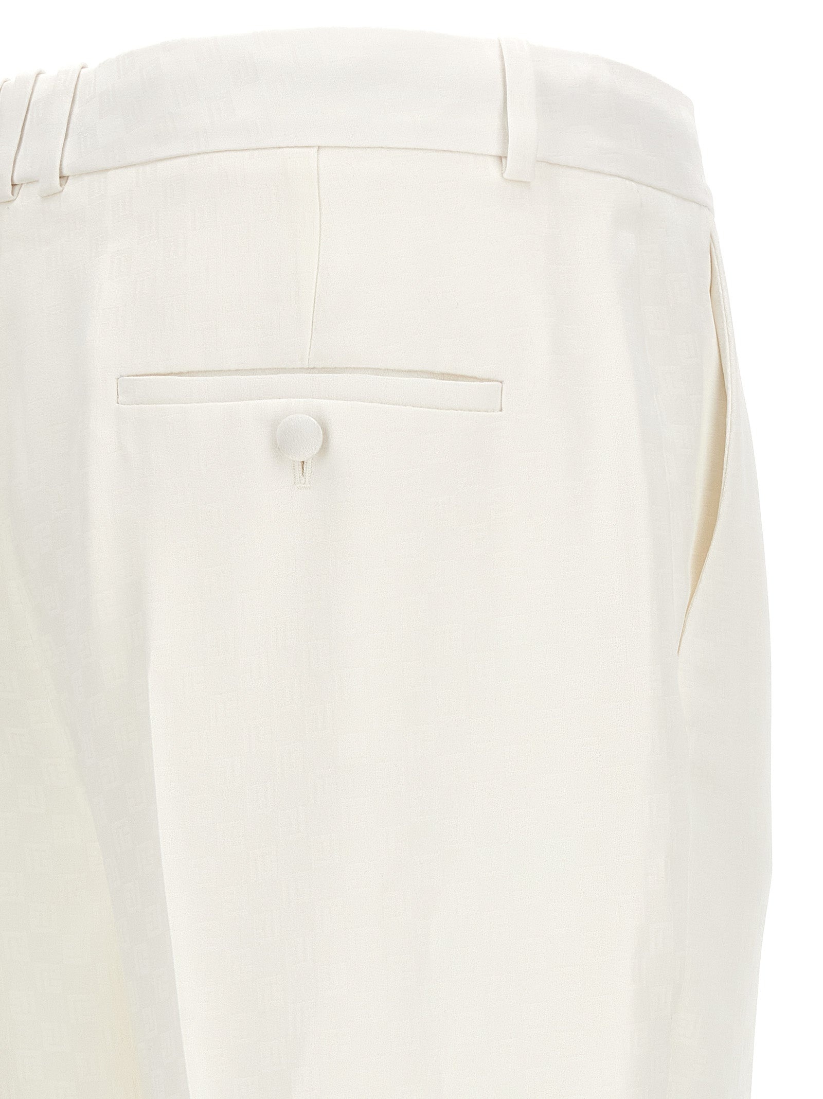 Balmain 'Monogramma' Satin Pants - 4