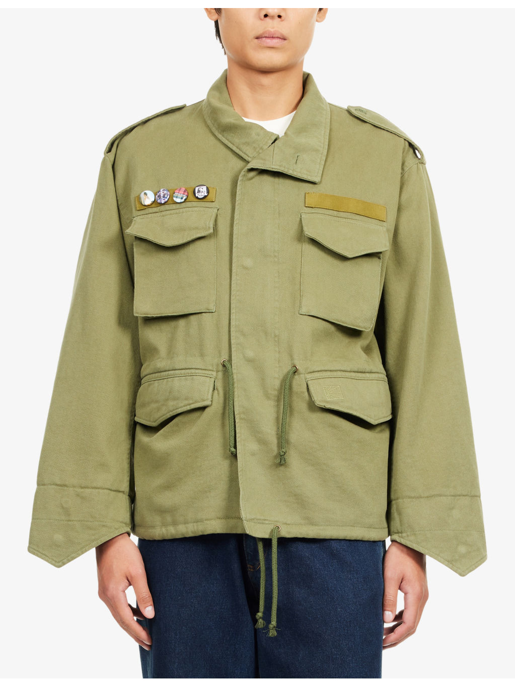 Military Badge-Embellished Cotton-Canvas Jacket - 3