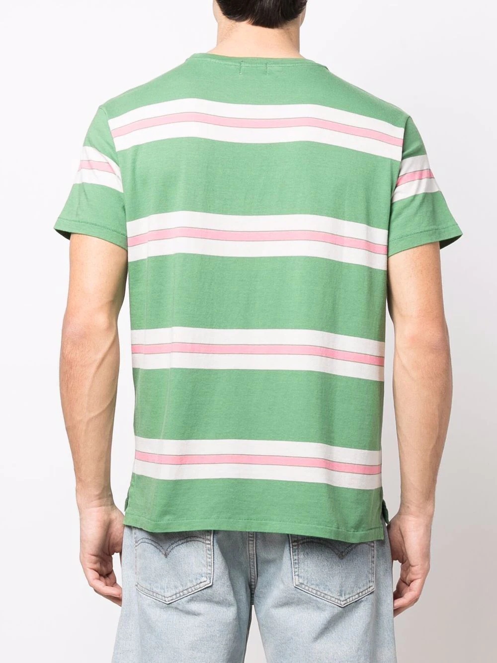 striped cotton T-shirt - 4