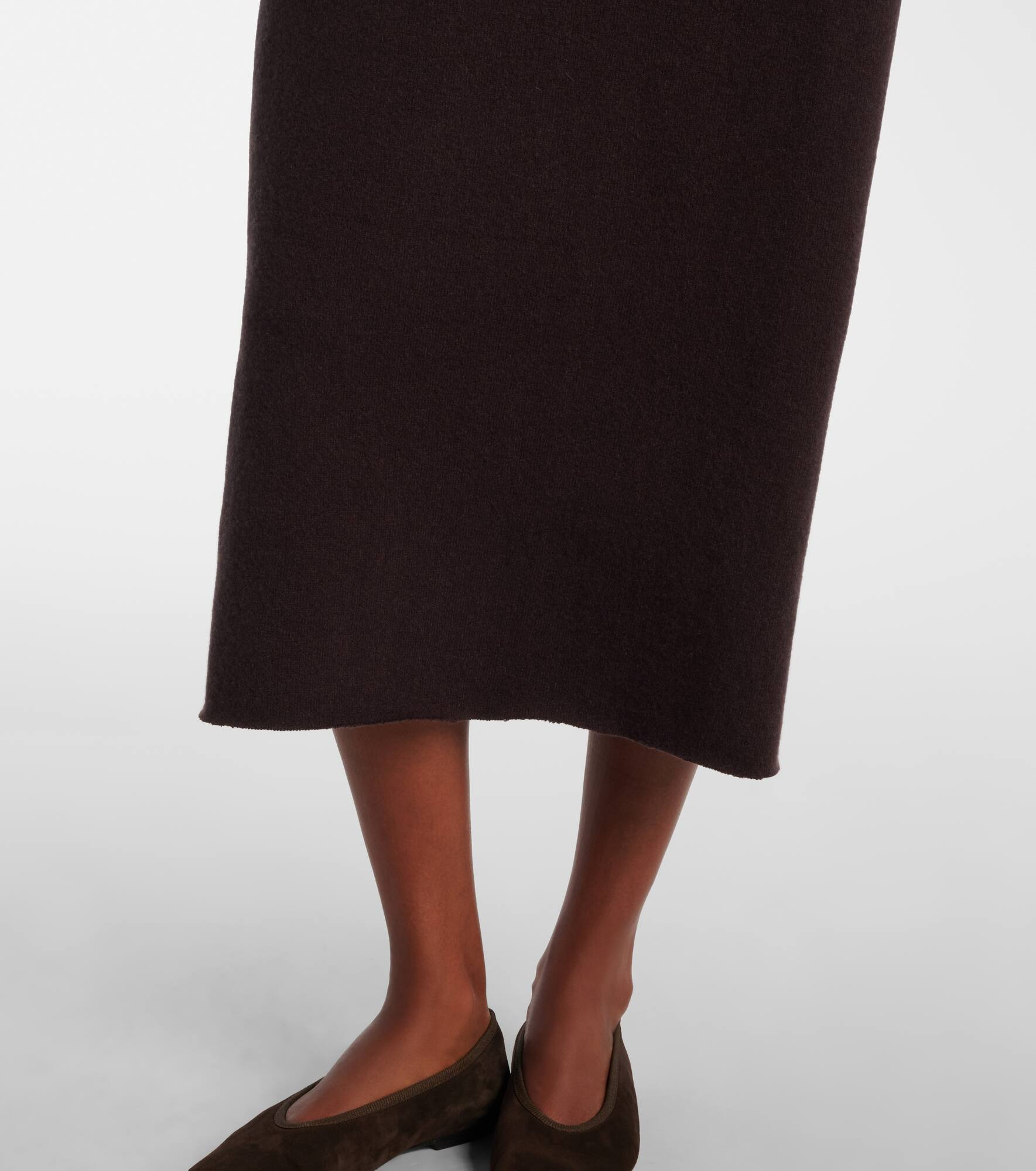 N°106 Weird Short cashmere-blend midi dress - 6