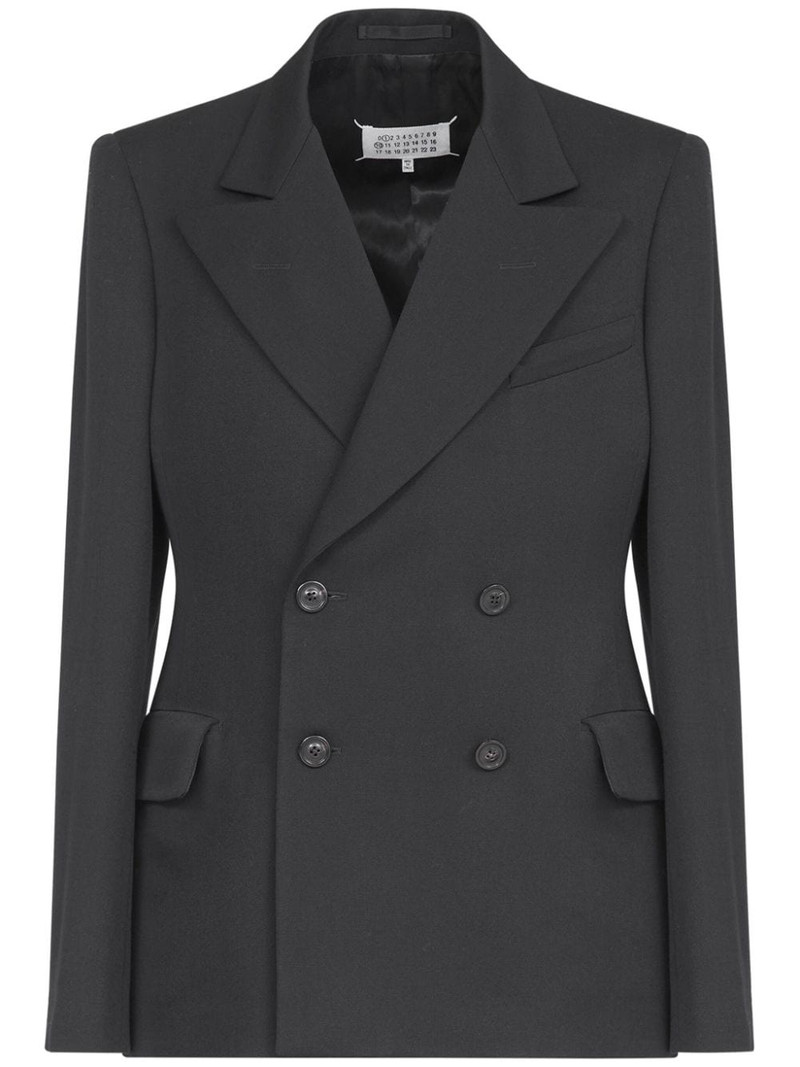 four-stitch wool blazer 1