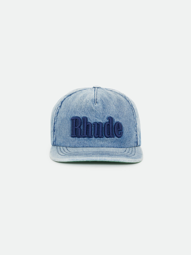 RHUDE LOGO DENIM HAT 1