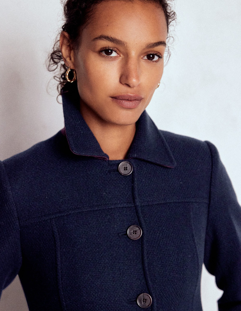 St Albans Fitted Coat-Navy 3