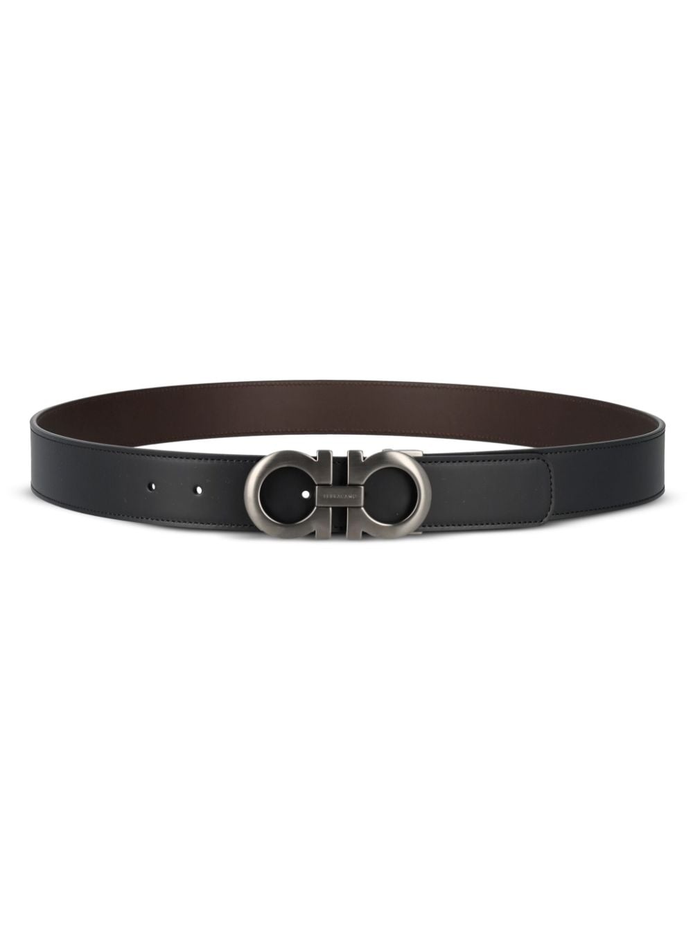 Gancini leather belt - 1