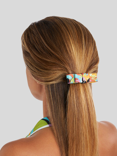 Etro FLORAL HAIR CLIP WITH BOW AND PEGASO outlook