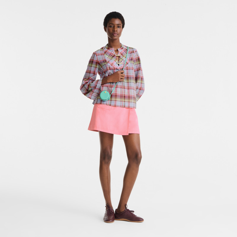 Longchamp Épure Coin purse with cord Mint - Leather outlook