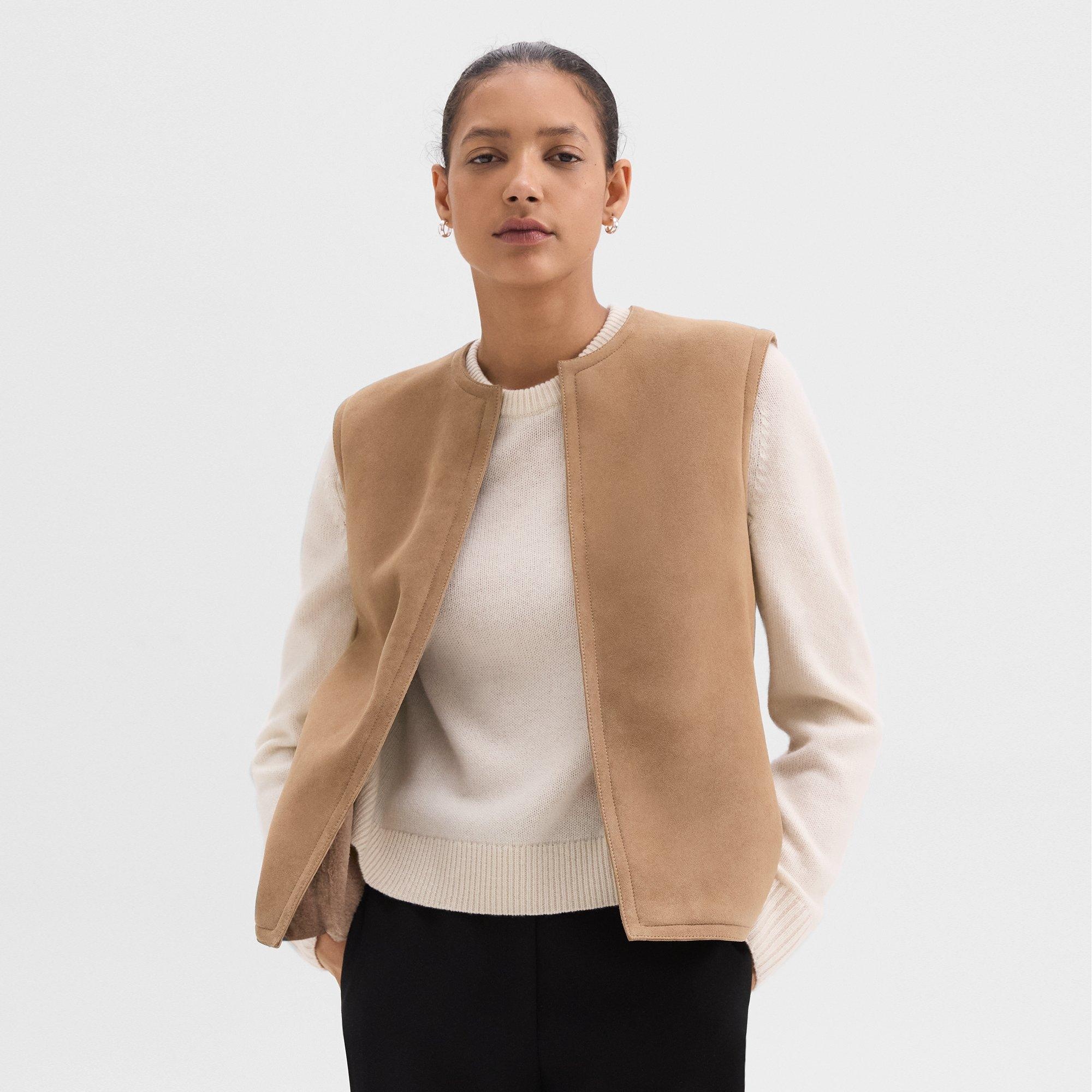 Reversible Vest in Shearling - 2
