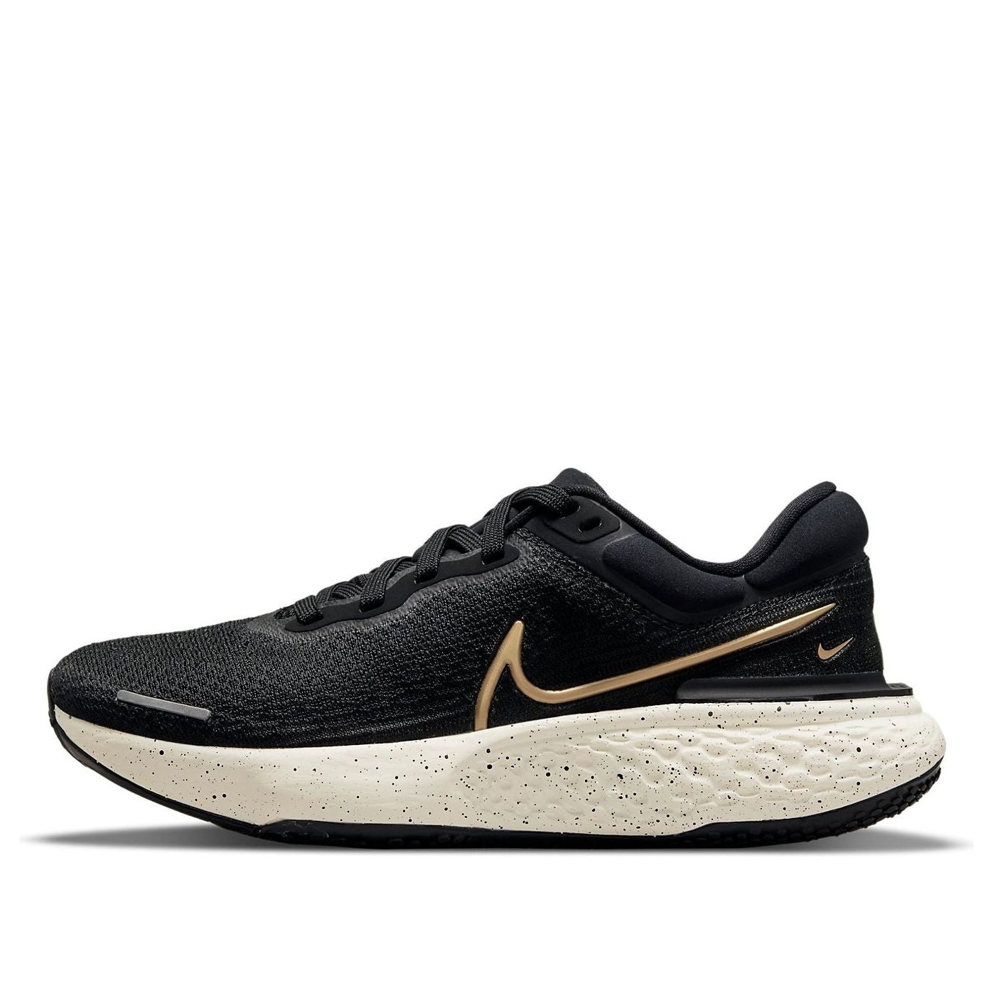 (WMNS) Nike ZoomX Invincible Run Flyknit 'Black Metallic Gold' CT2229-004 - 1