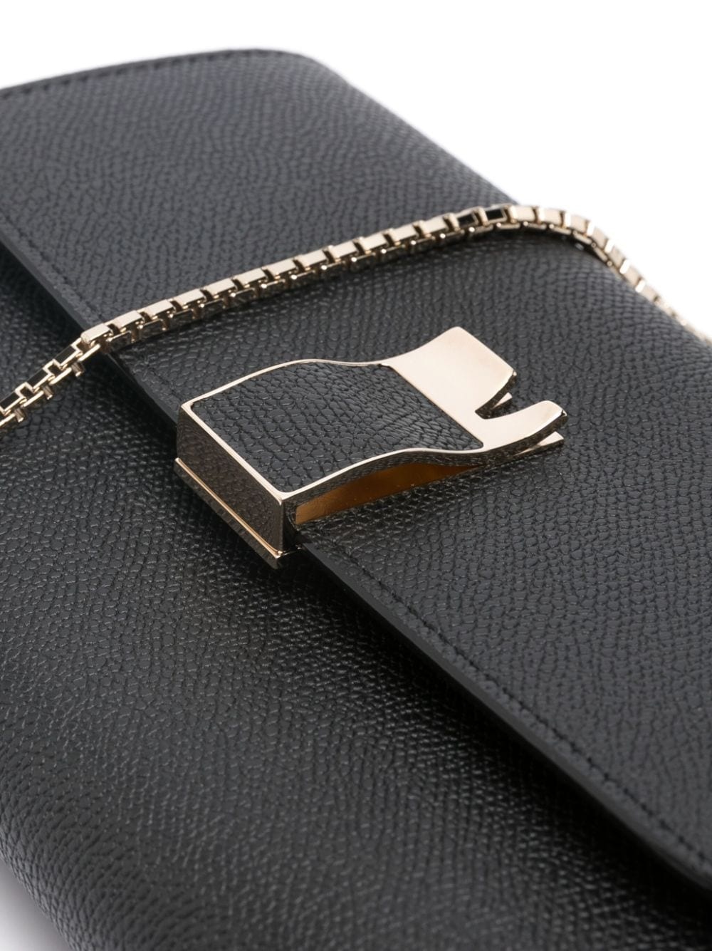 pebbled leather clutch - 4