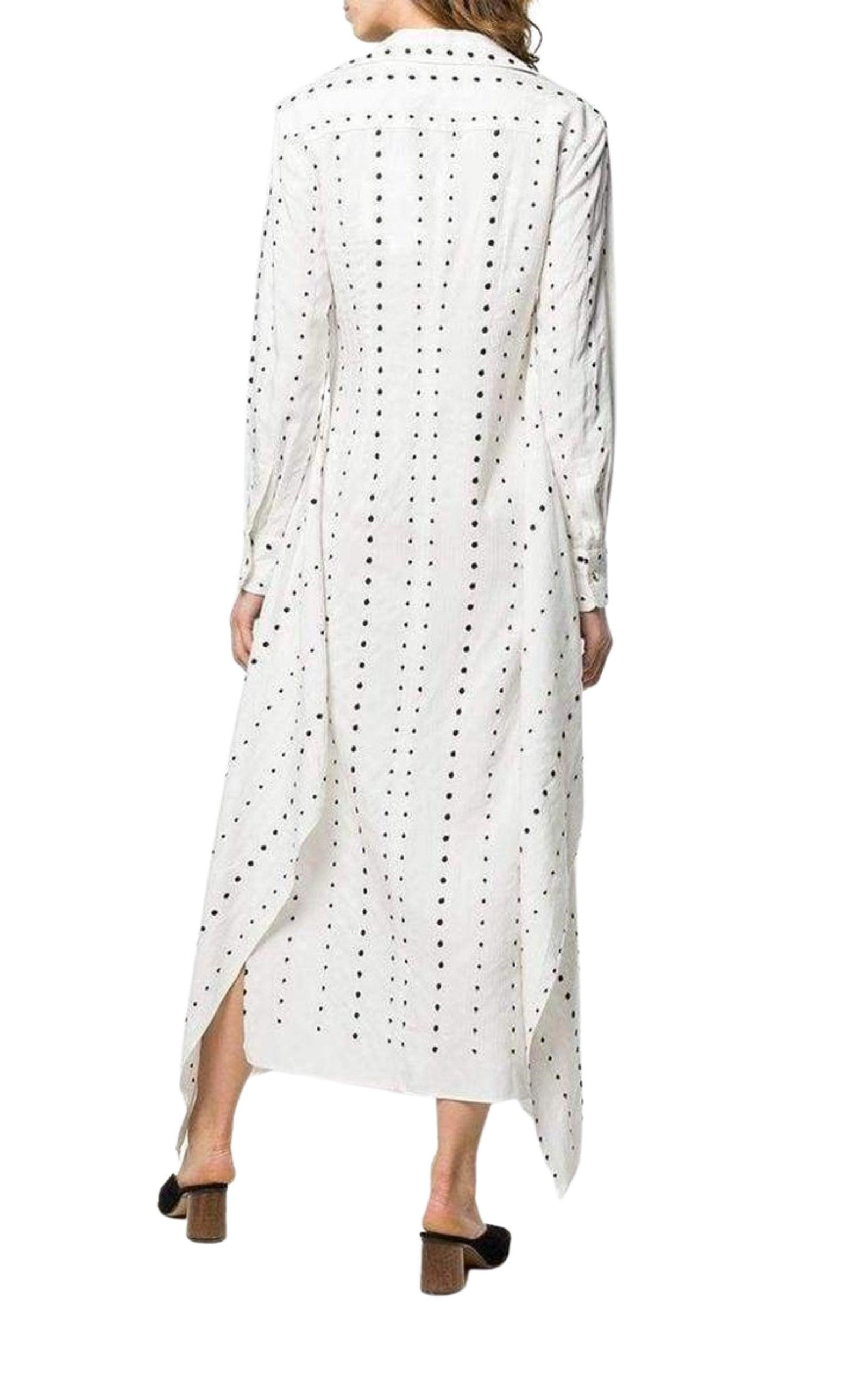 La Djellaba Dot Maxi Dress - 3