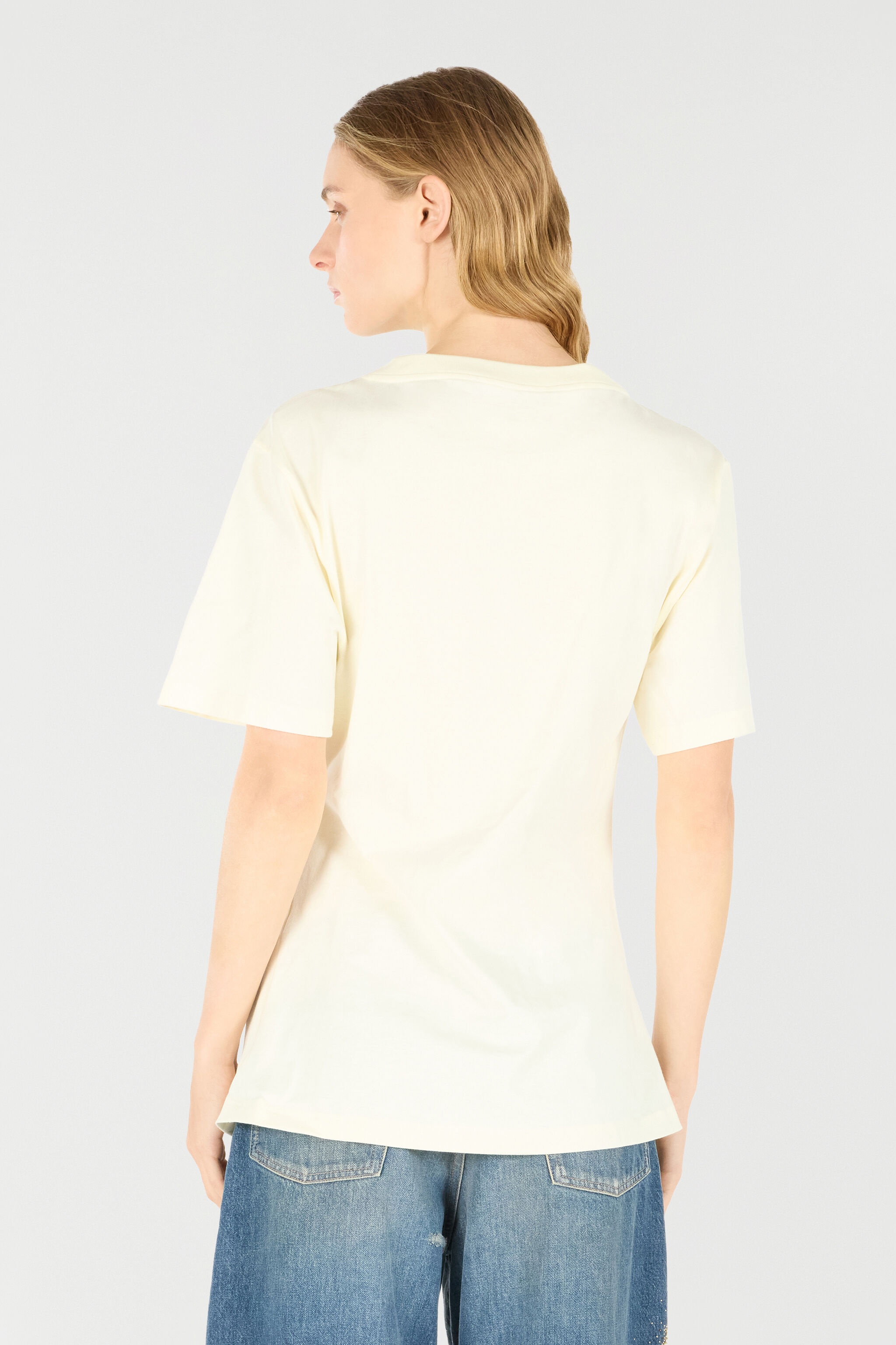 T-Shirt with Jewel Tiger Head - 4