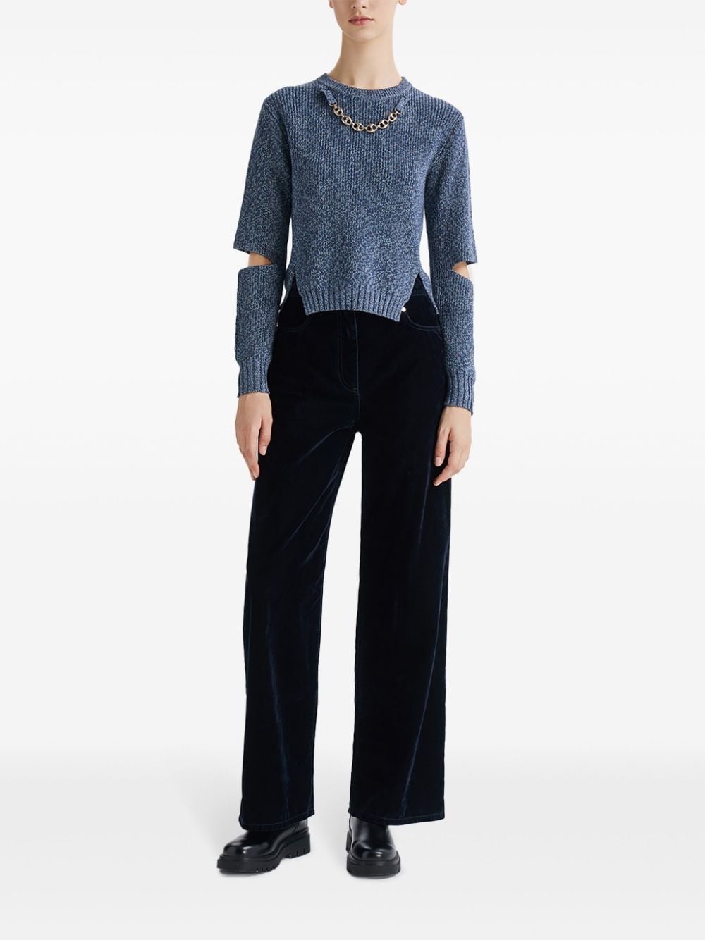 cut-out jumper - 2