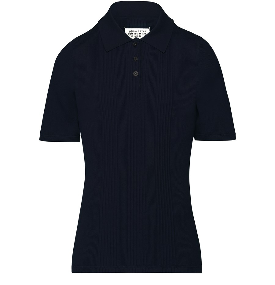 Underwear knit polo shirt - 1