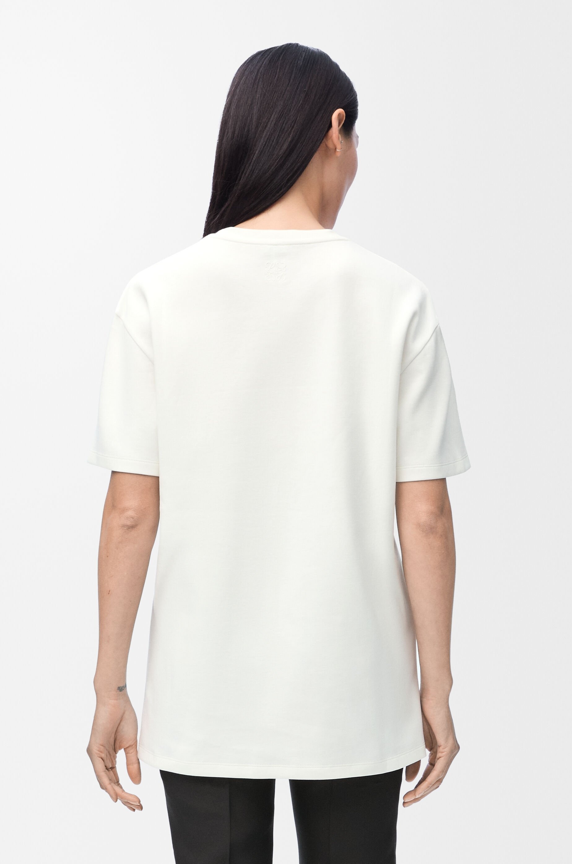 Relaxed fit t-shirt in cotton blend - 4