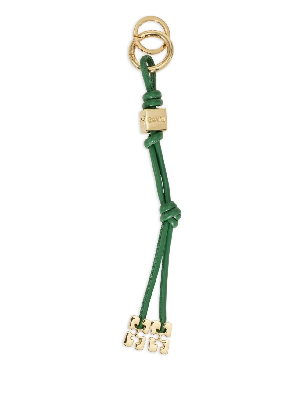 logo-charm keyring - 2
