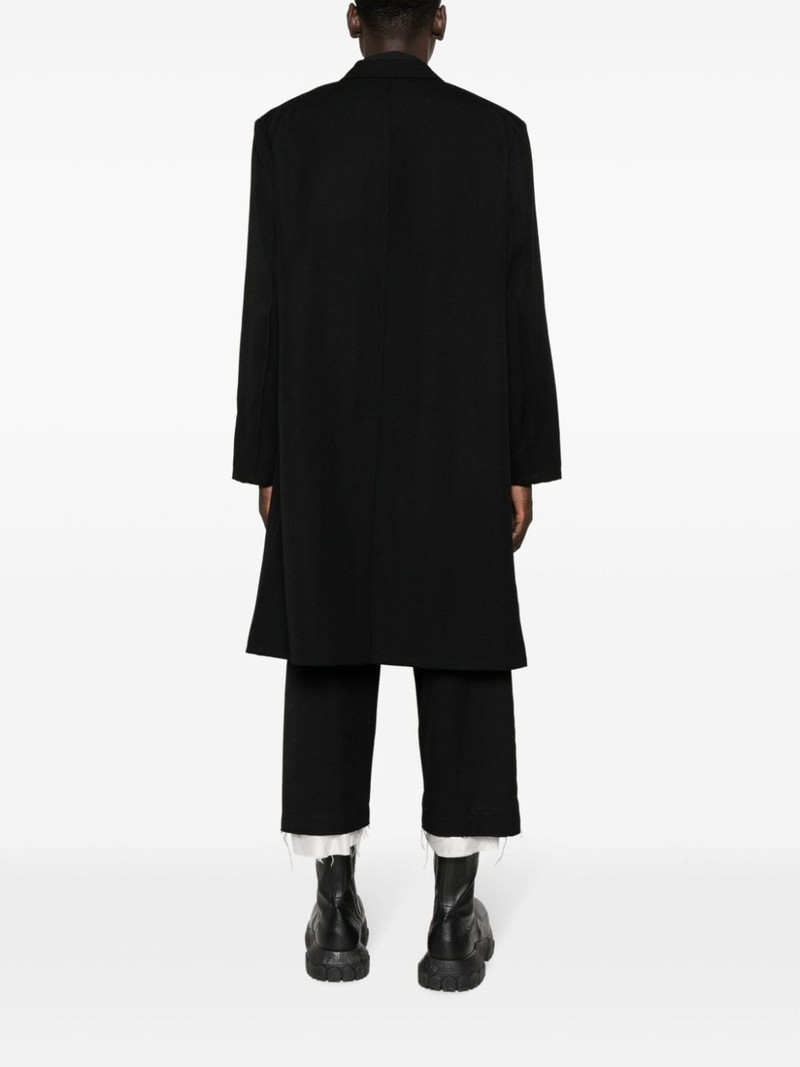 notched-lapels single-breasted coat 4