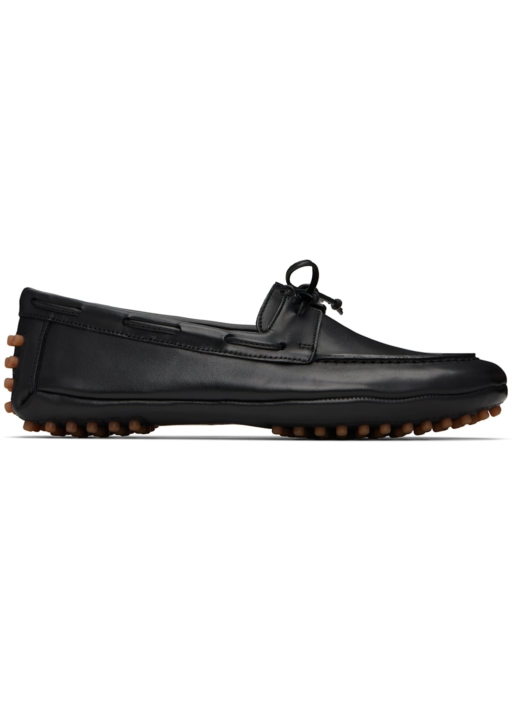 Black Driver Slip-on Loafers - 1