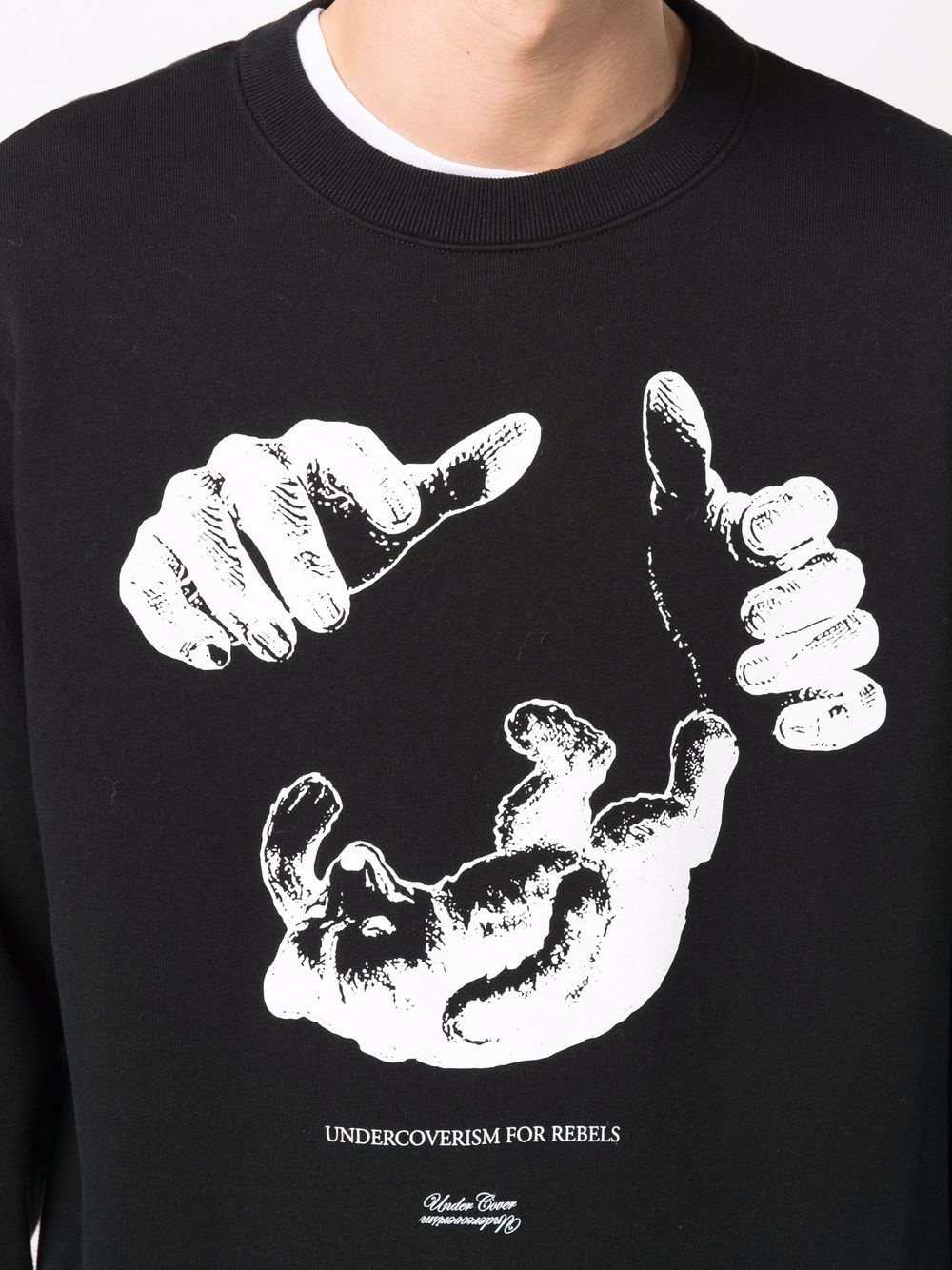 hands-print sweatshirt - 5